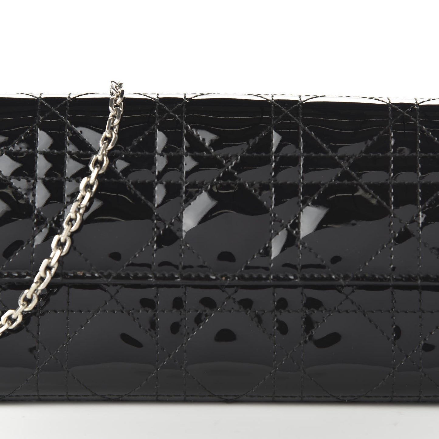 Patent Cannage Rendez-vous Chain Wallet Black