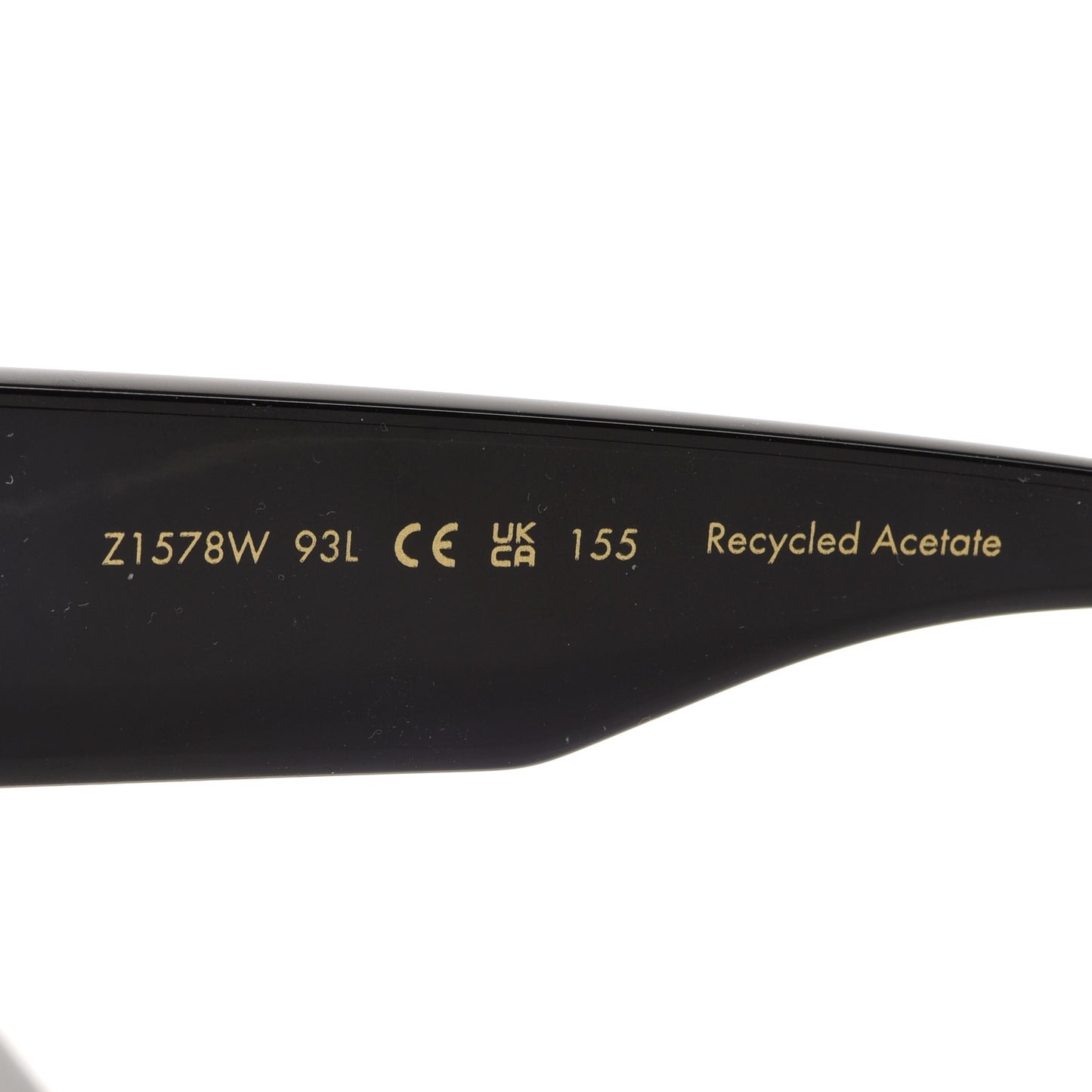 Acetate Swarovski Crystal Cyclone Sunglasses Z1578W Black