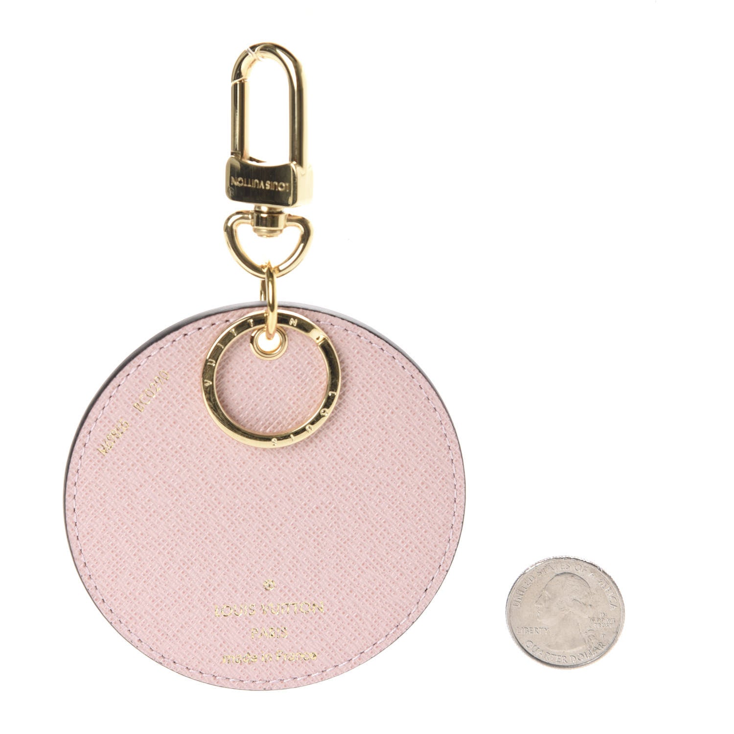 Louis Vuitton Monogram 2020 Christmas Animation Big Wheel Bag Charm Key Ring Rose Ballerine 2 of 5