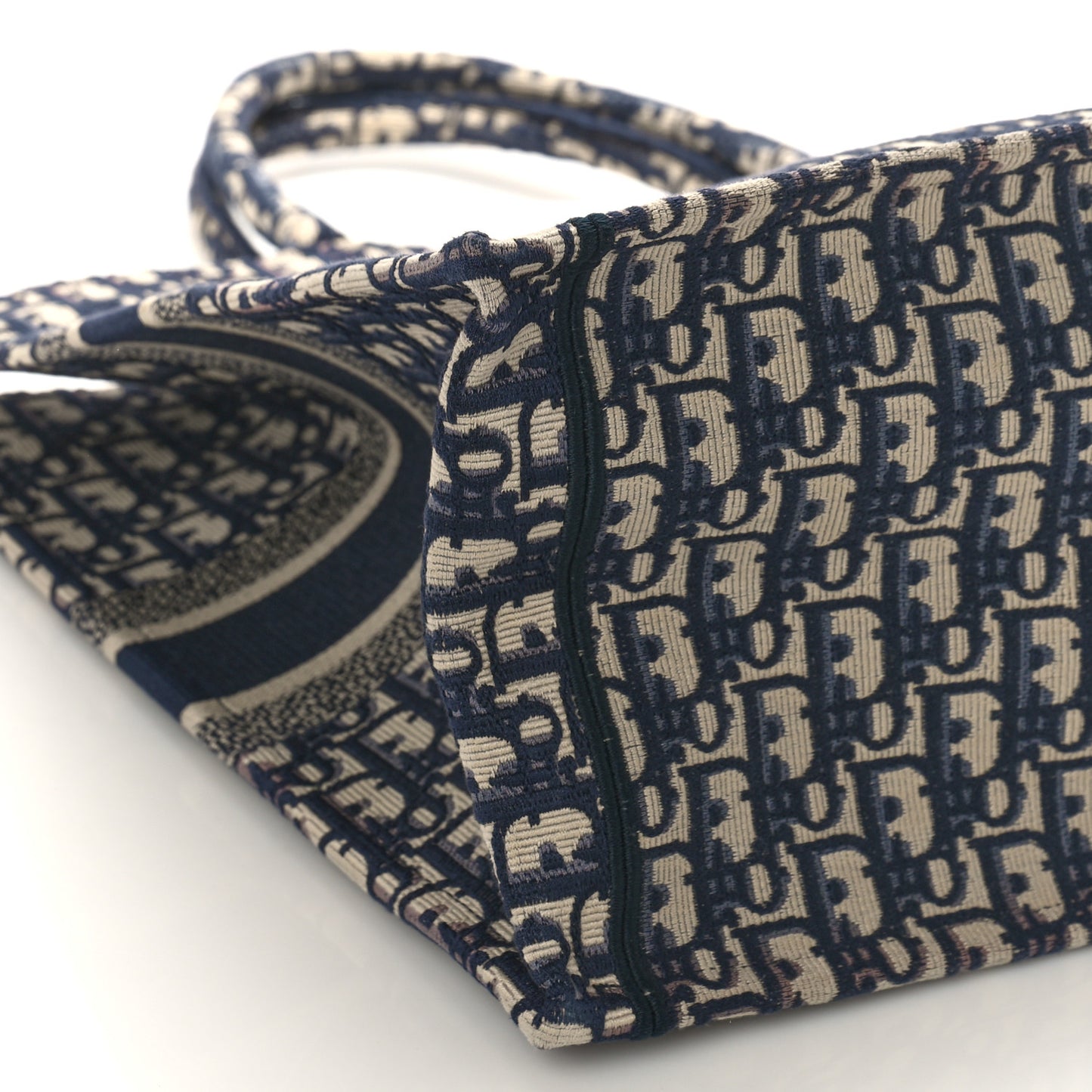 Oblique Large Book Tote Blue Multicolor