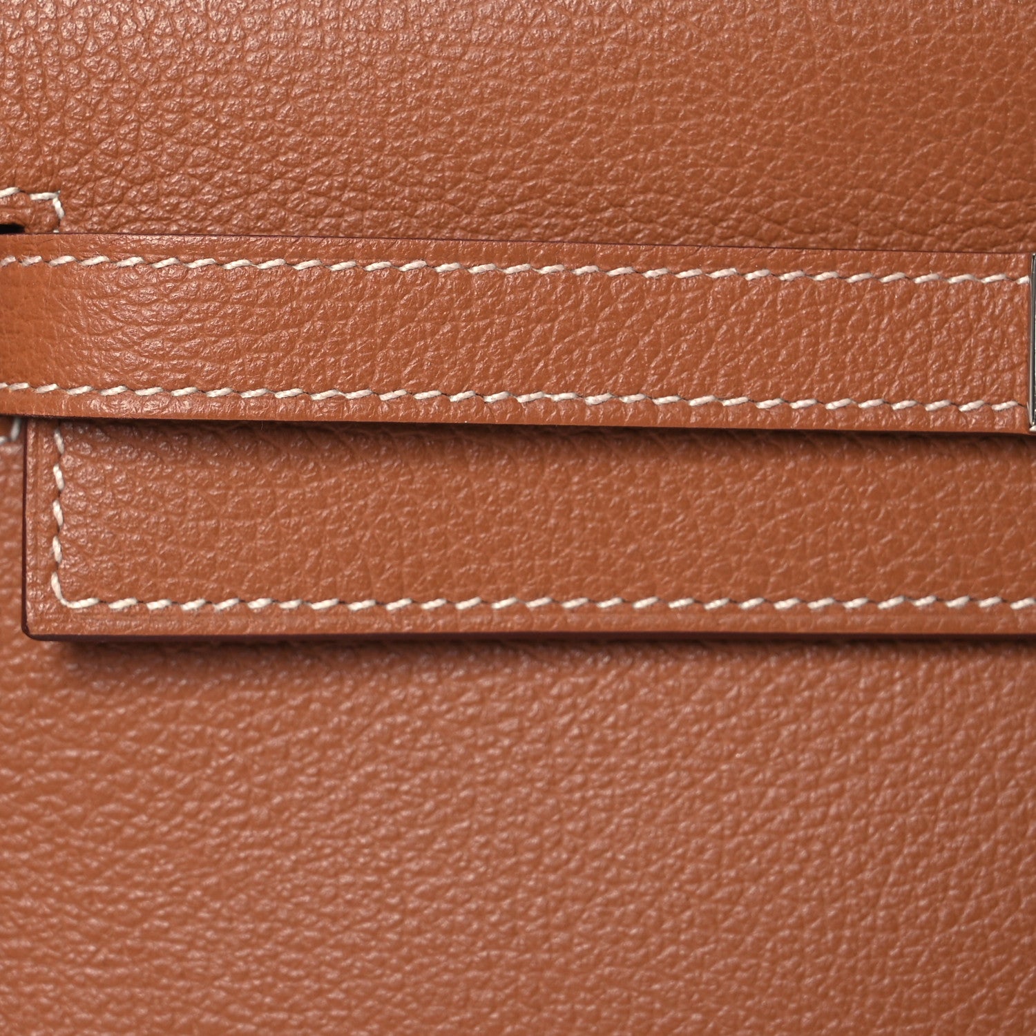 Hermes Evercolor Kelly Wallet To Go Gold 9 of 13