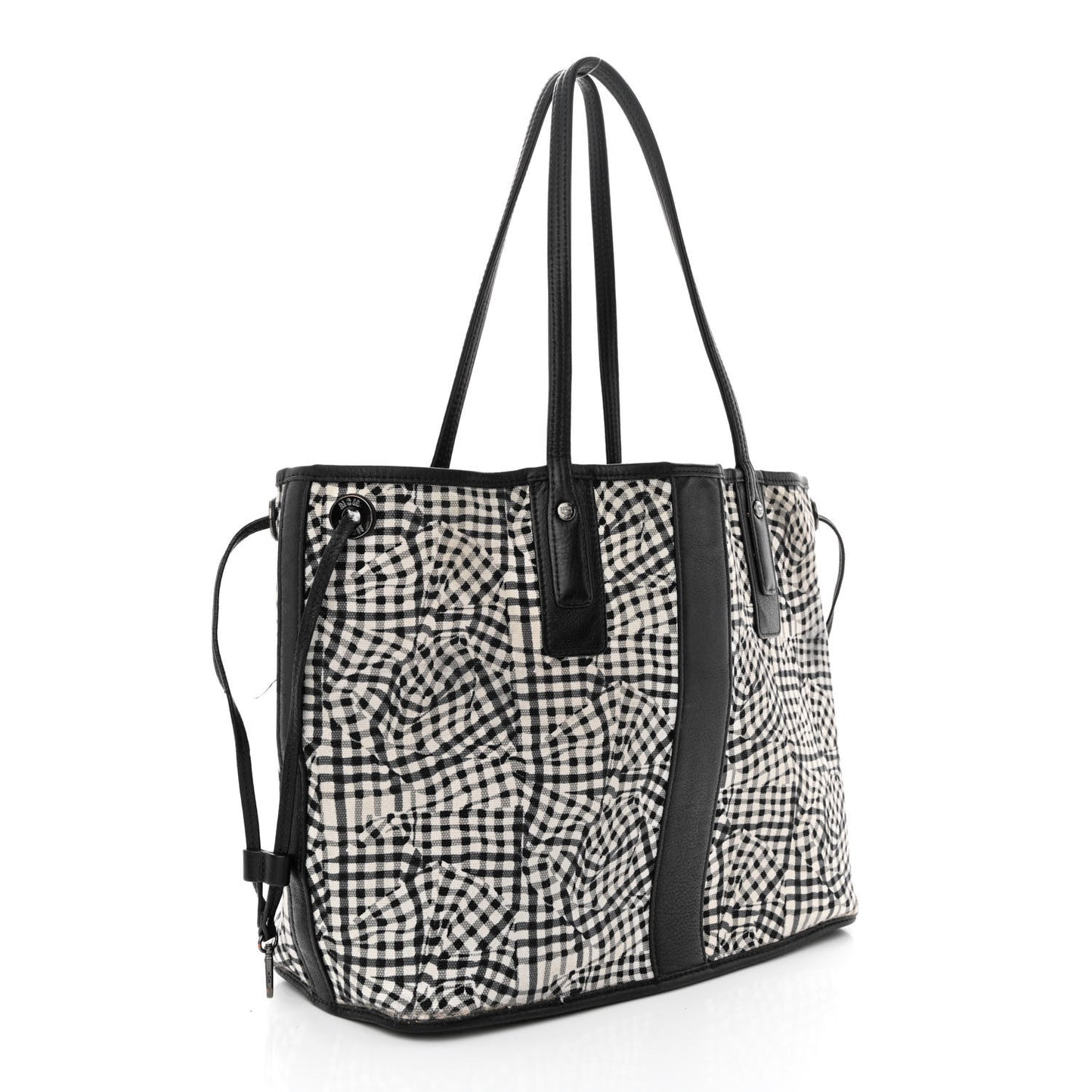 Visetos Medium Liz Reversible Shopper Tote Black