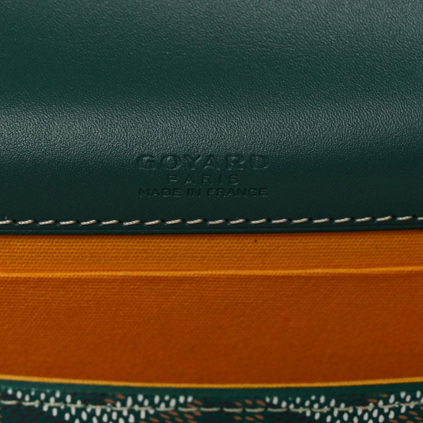 Goyardine Monte Carlo Mini Phone Case Green