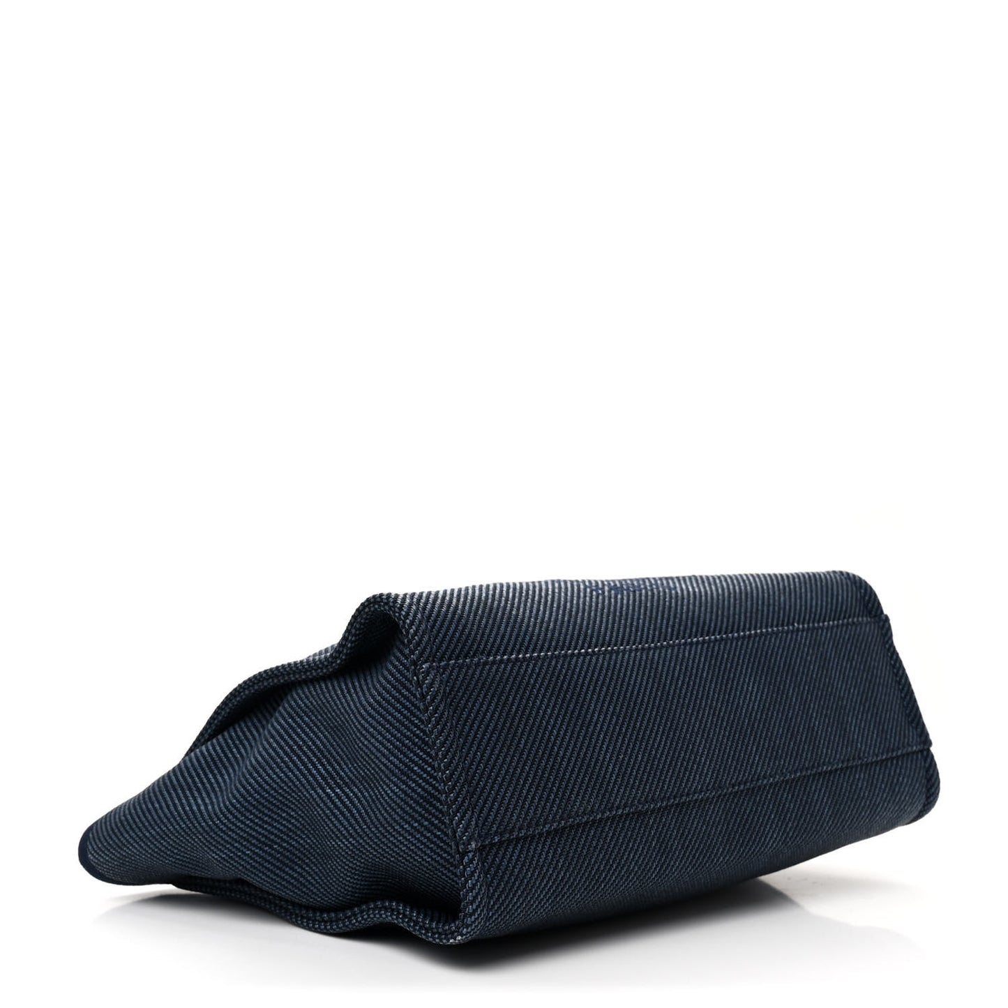 Mixed Fibers Small Deauville Tote Navy Blue