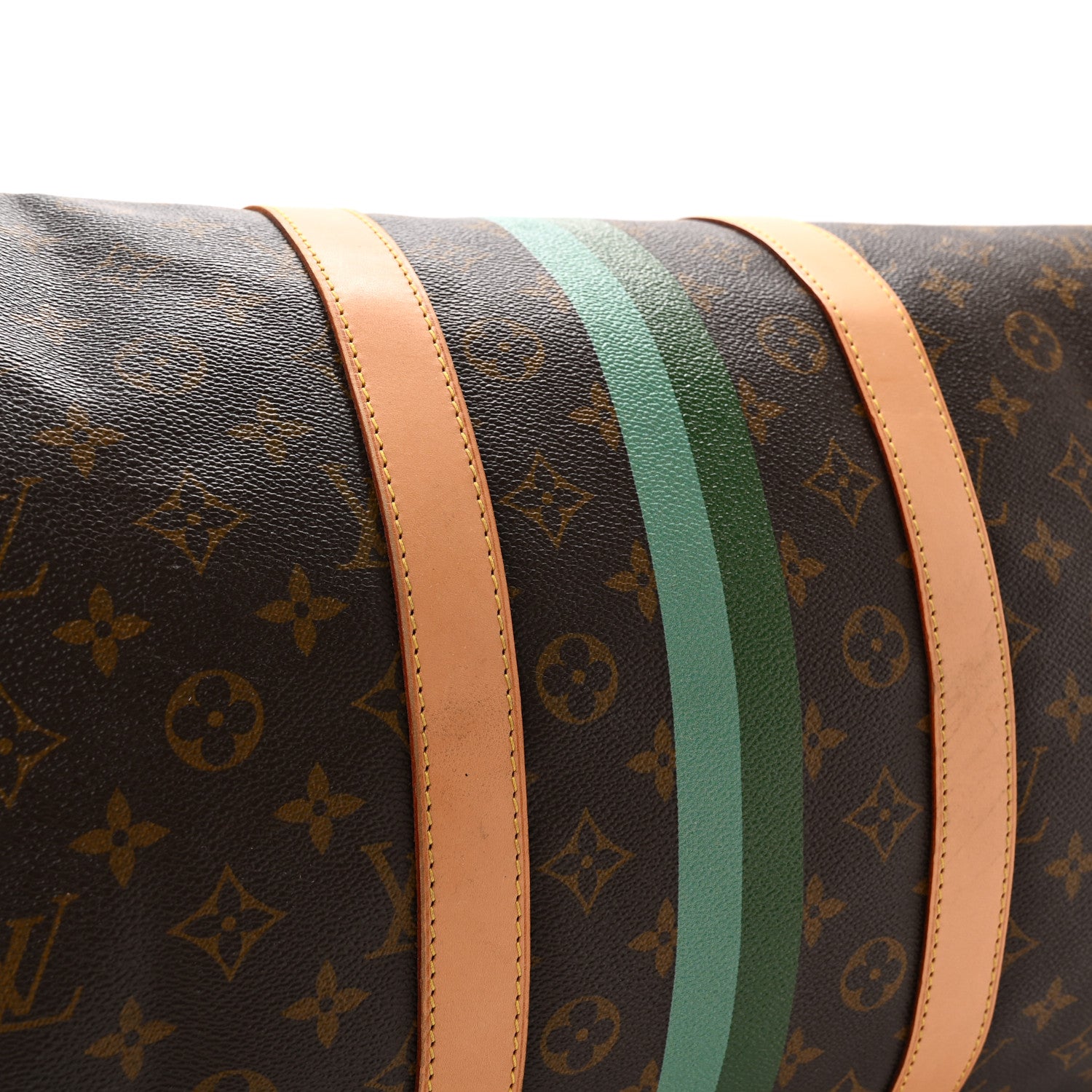 Louis Vuitton Monogram My LV Heritage Keepall Bandouliere 55 Vert Anglais Vert Clair 19 of 20
