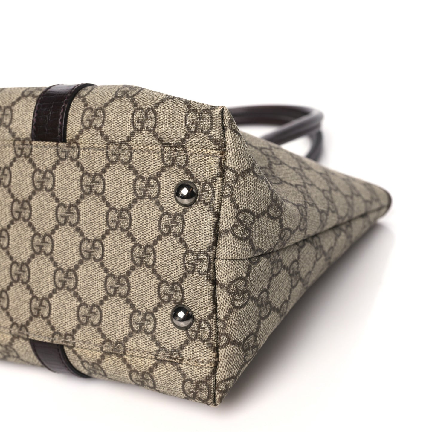 GG Plus Monogram Medium Joy Tote Dark Brown
