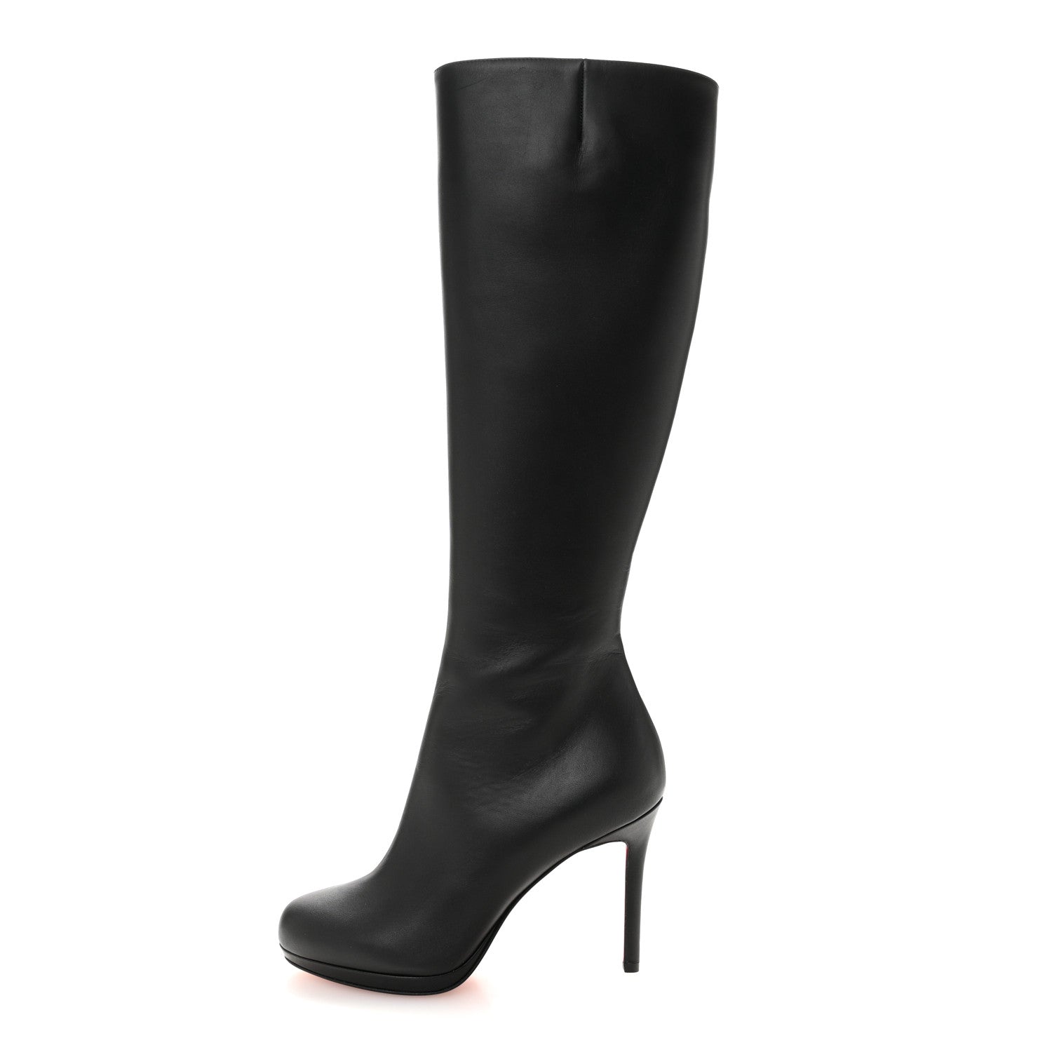 Christian Louboutin Calfskin Botalili 120 Tall Boots 36 Black