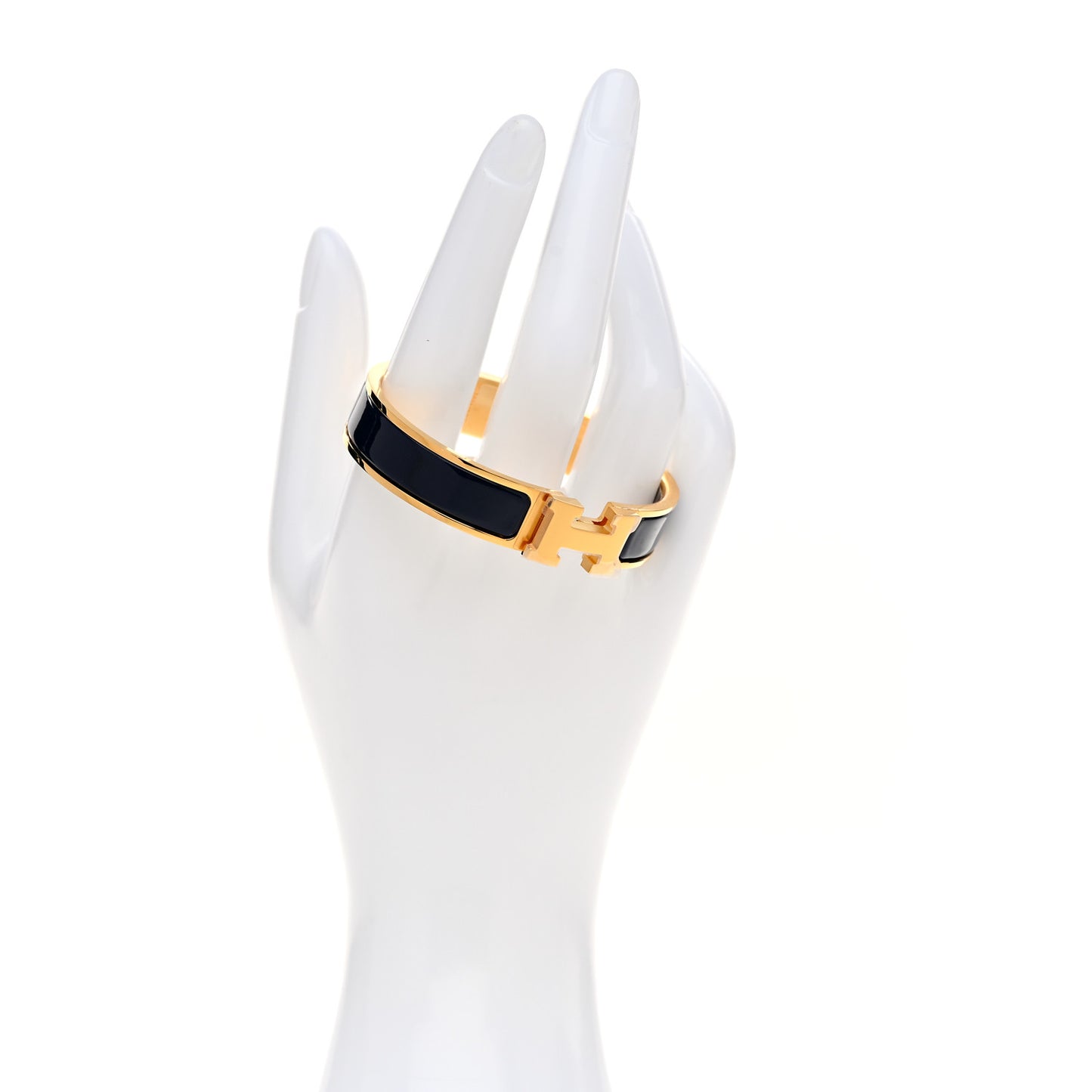 Enamel Narrow Clic Clac H Bracelet PM Ultramarine