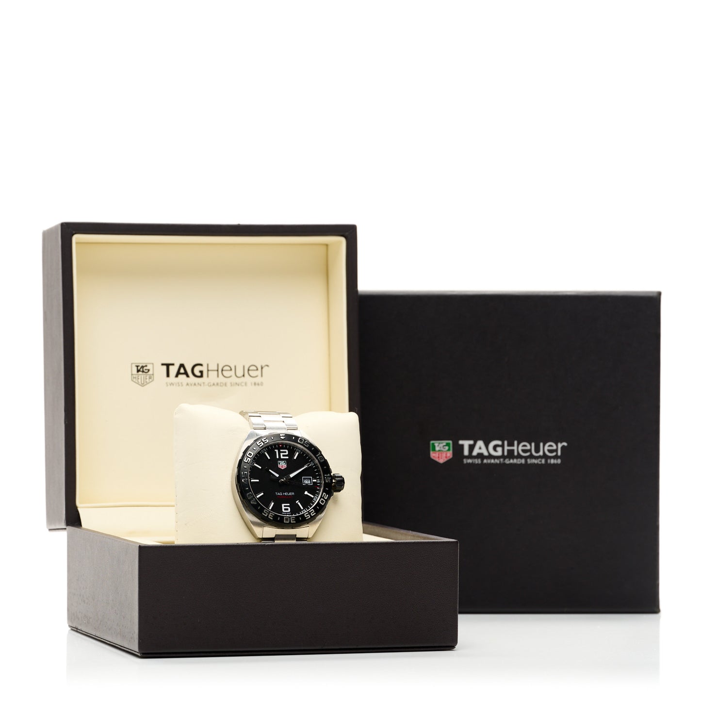 Stainless Steel 41mm Formula 1 Quartz Watch Black WAZ1110