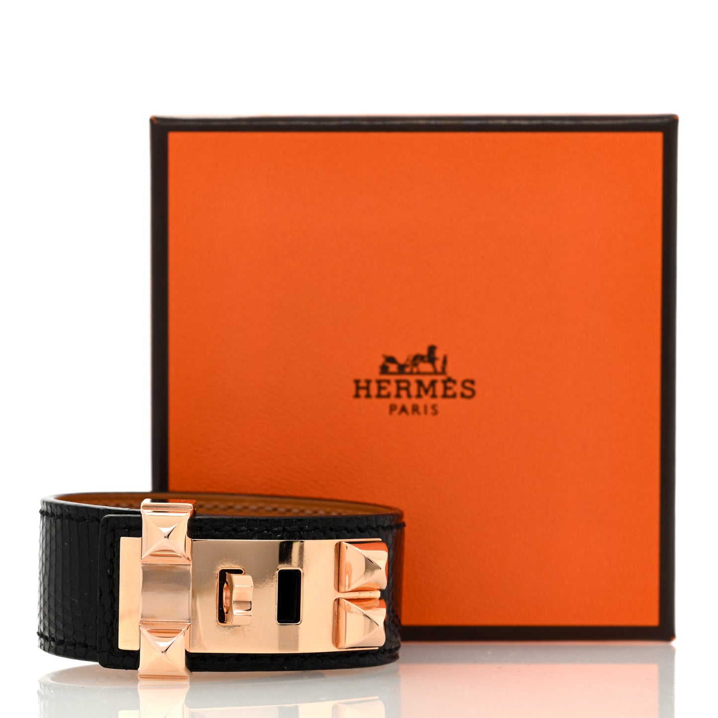 Lizard Collier De Chien CDC 24 Bracelet T2 Black