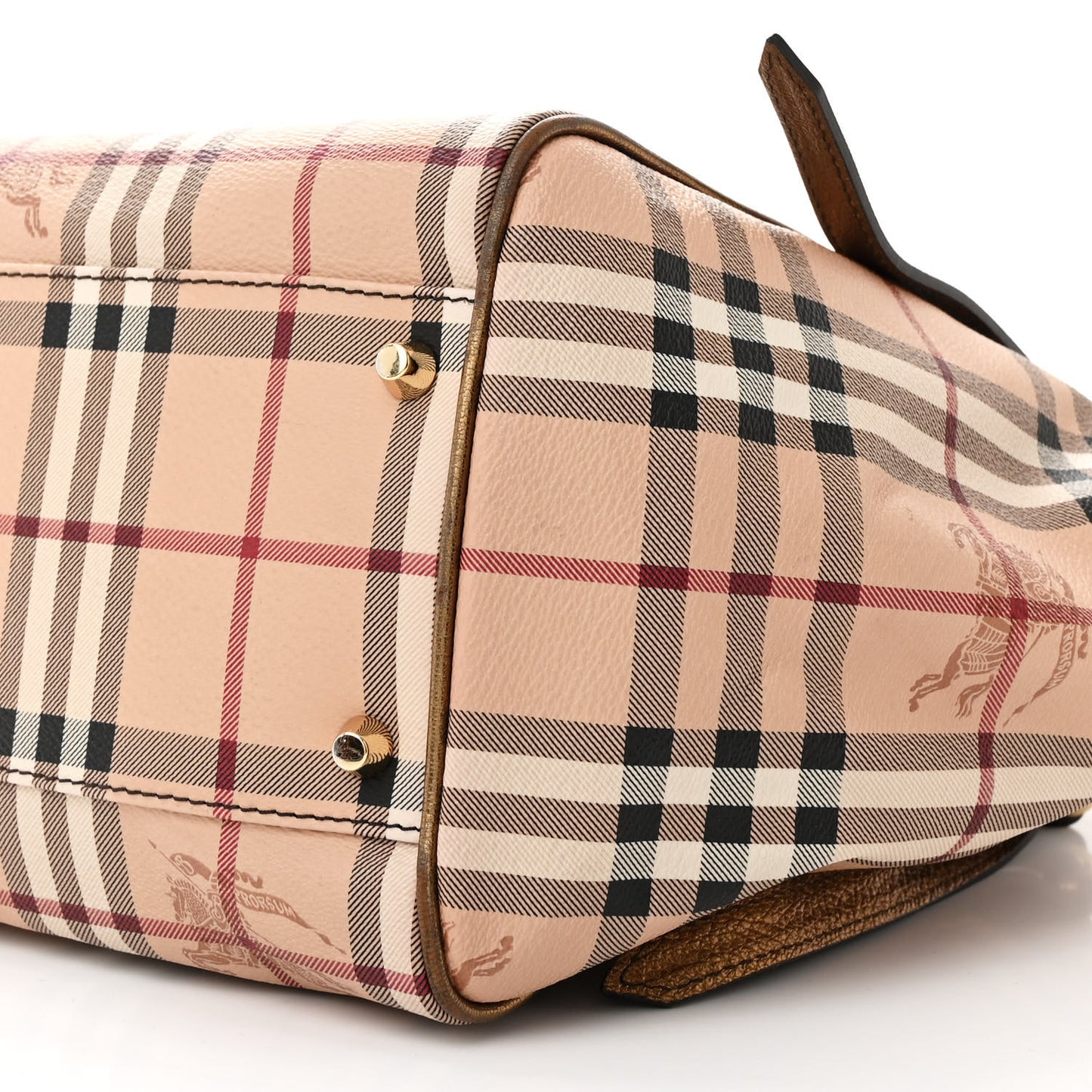 Haymarket Check Small Canterbury Tote Bronze