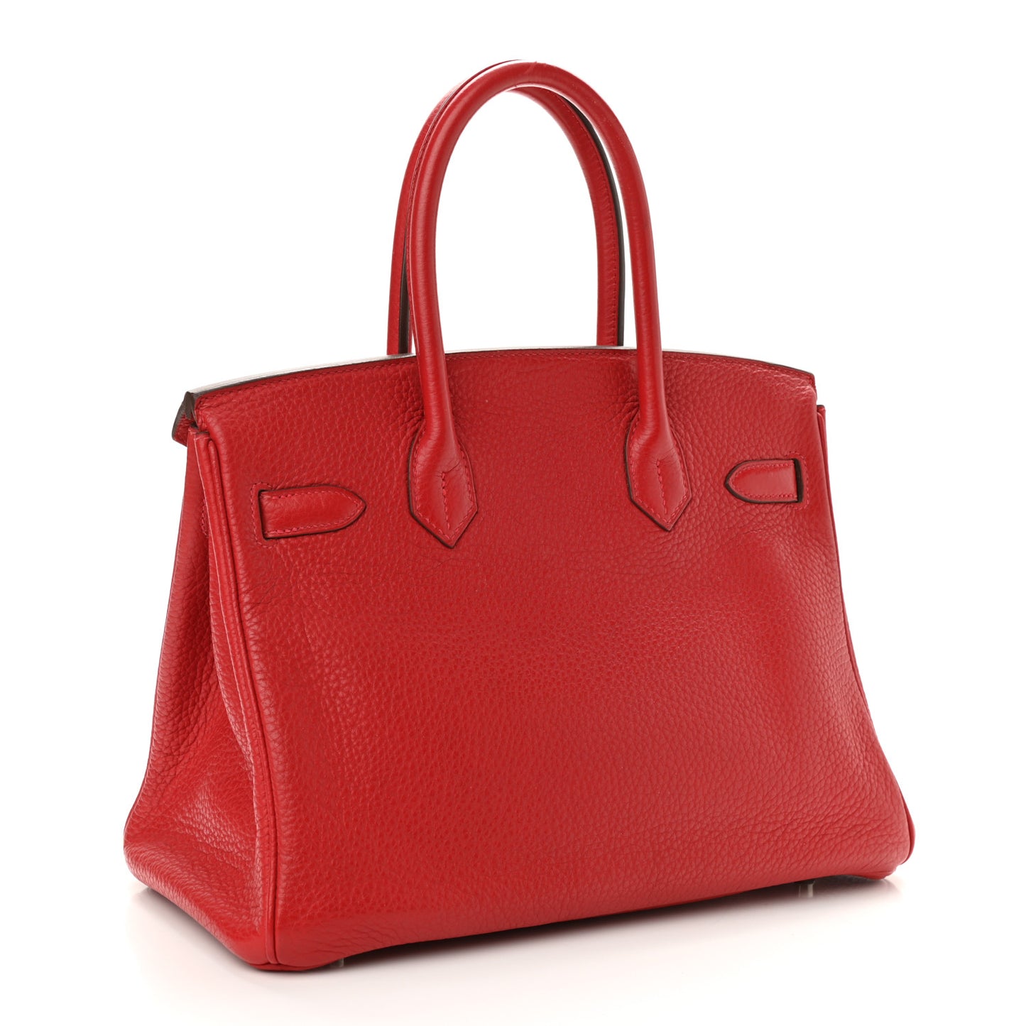 Taurillon Clemence Birkin 30 Rouge Casaque