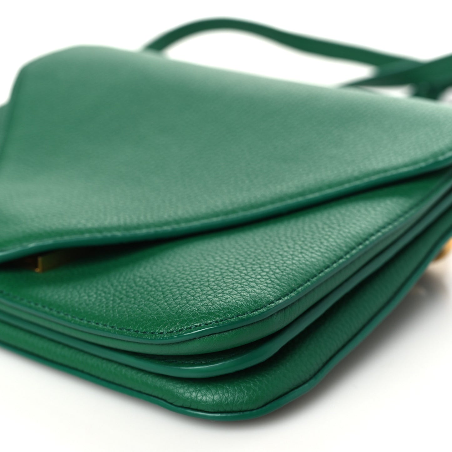 BOTTEGA VENETA Calfskin Mount Envelope Bag Jungle
