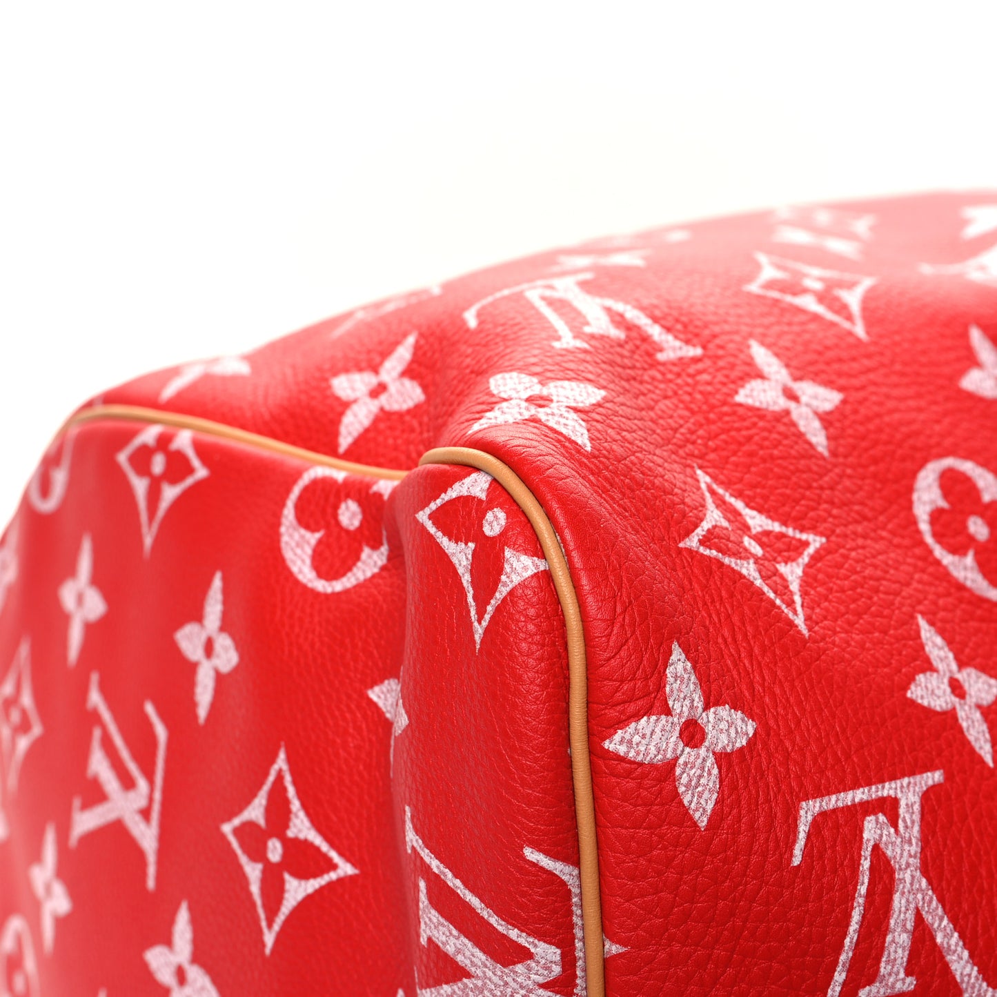 Calfskin Monogram Speedy P9 Bandouliere 50 Red