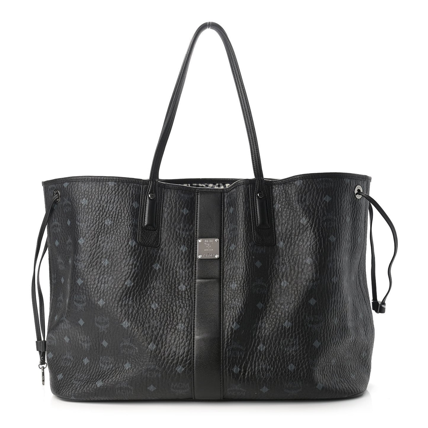 Visetos Large Liz Reversible Shopper Tote Black