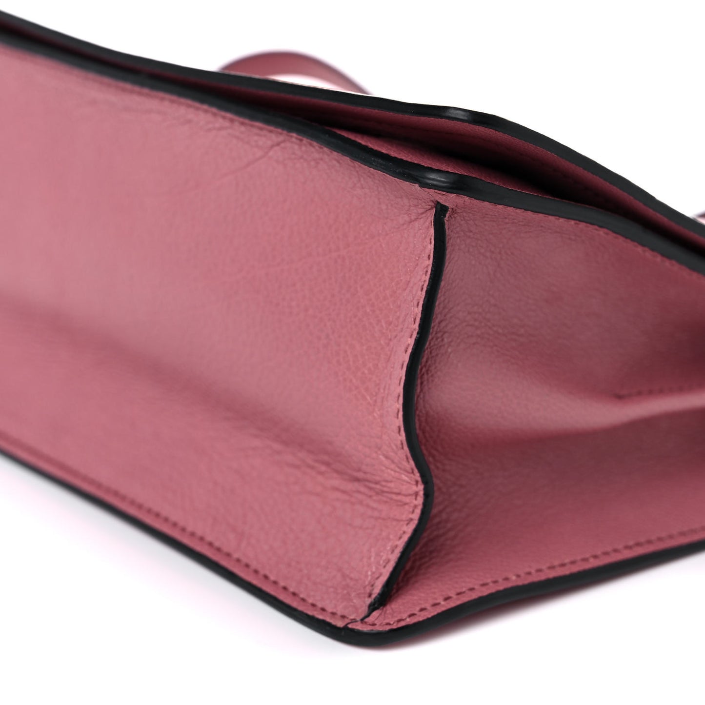 Glace Calf Shoulder Bag Pink