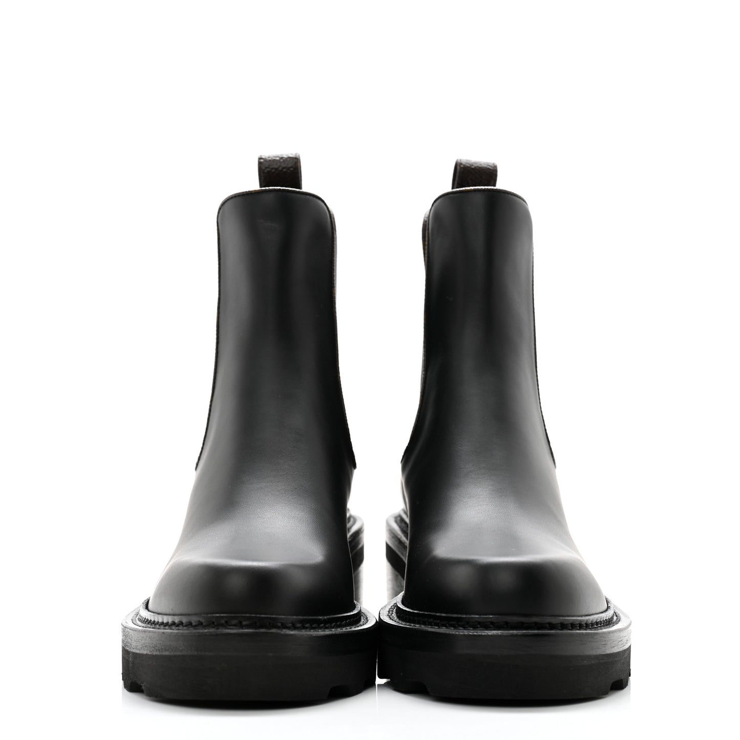 Calfskin Monogram Beaubourg Ankle Boots 37 Black