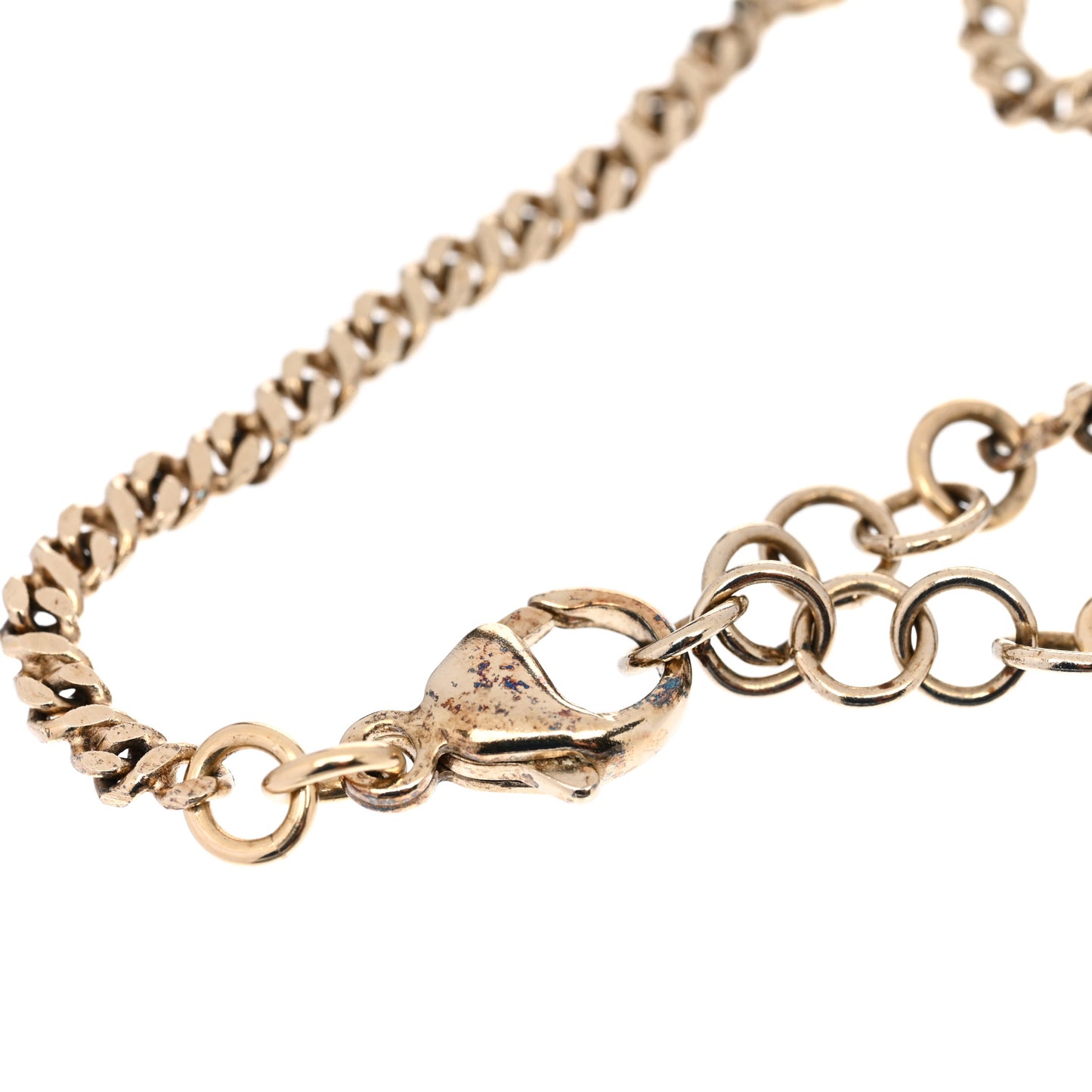 Pearl Crystal CC Bracelet Light Gold