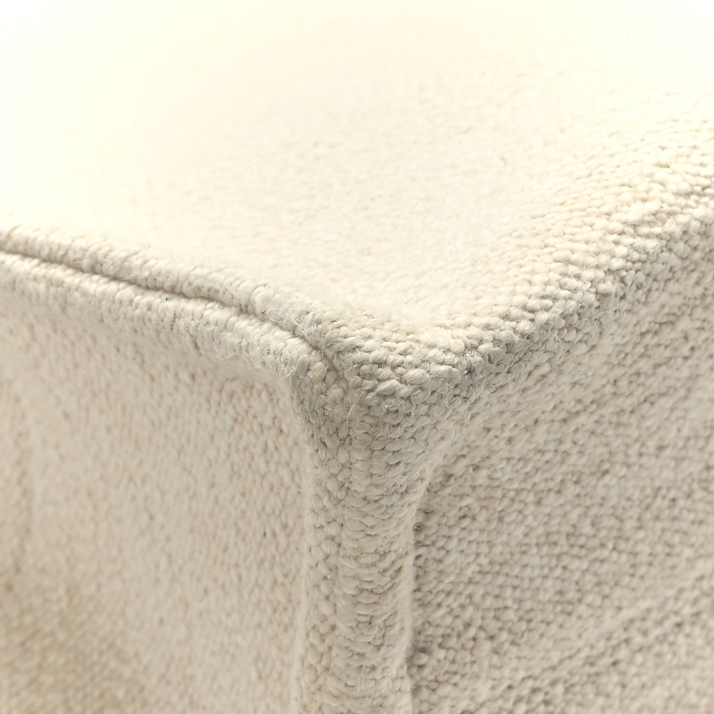 Canvas Small Cabas Thais Ecru Black