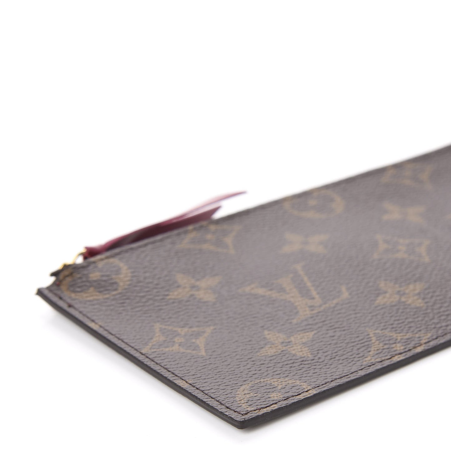 Monogram Felicie Chain Wallet Zippered Insert Fuchsia