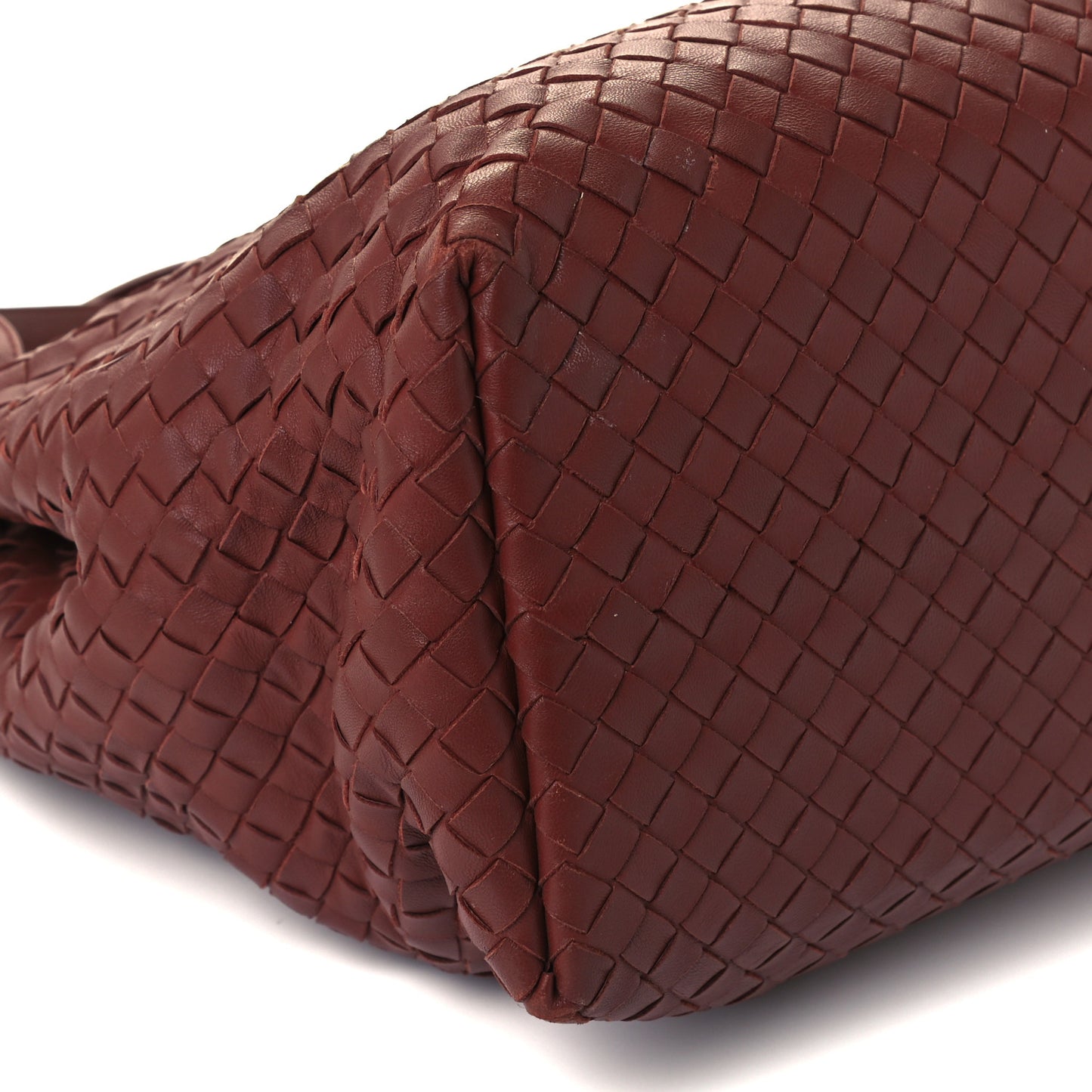 Nappa Intrecciato Medium Garda Bag Rust