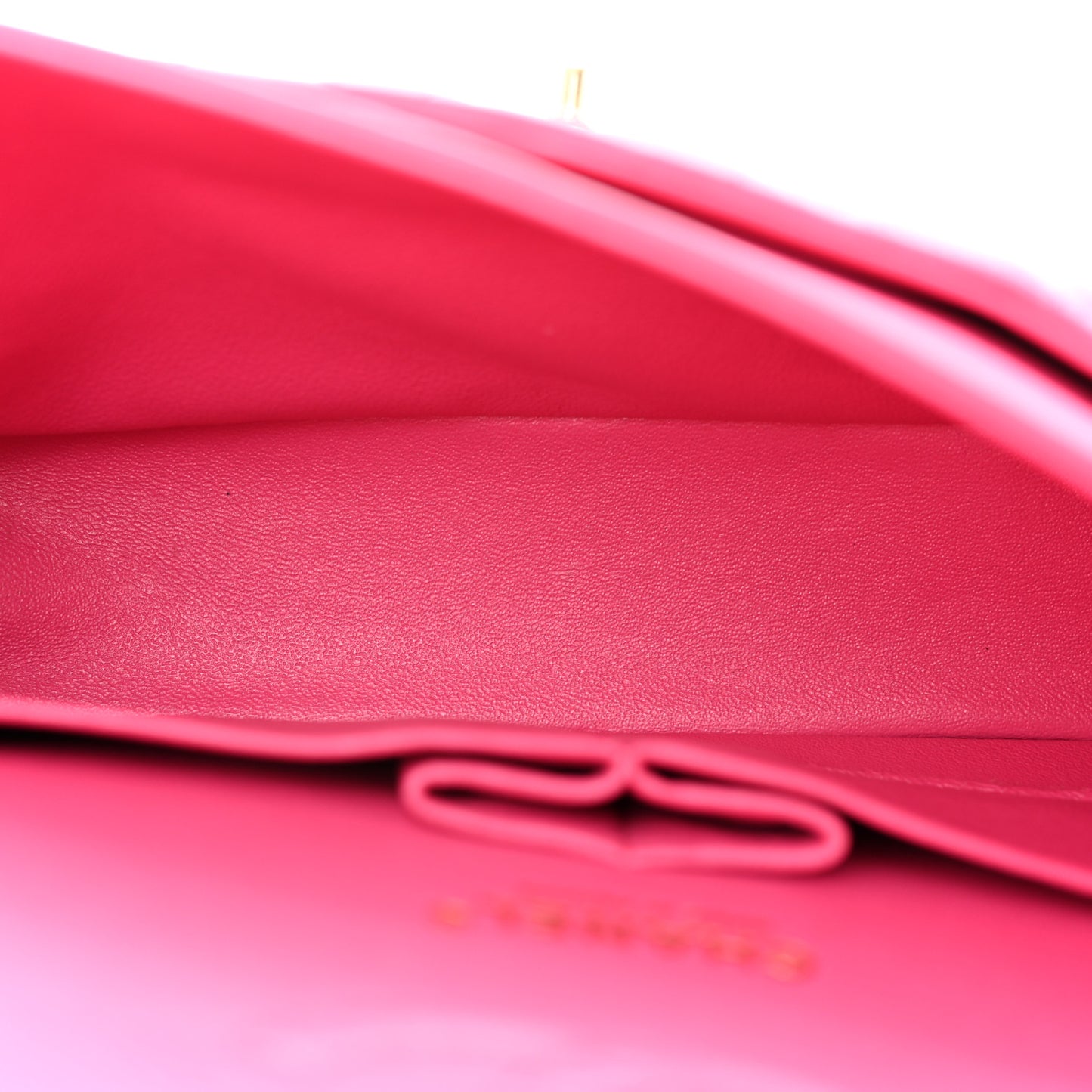 Lambskin Quilted Medium Double Flap Pink
