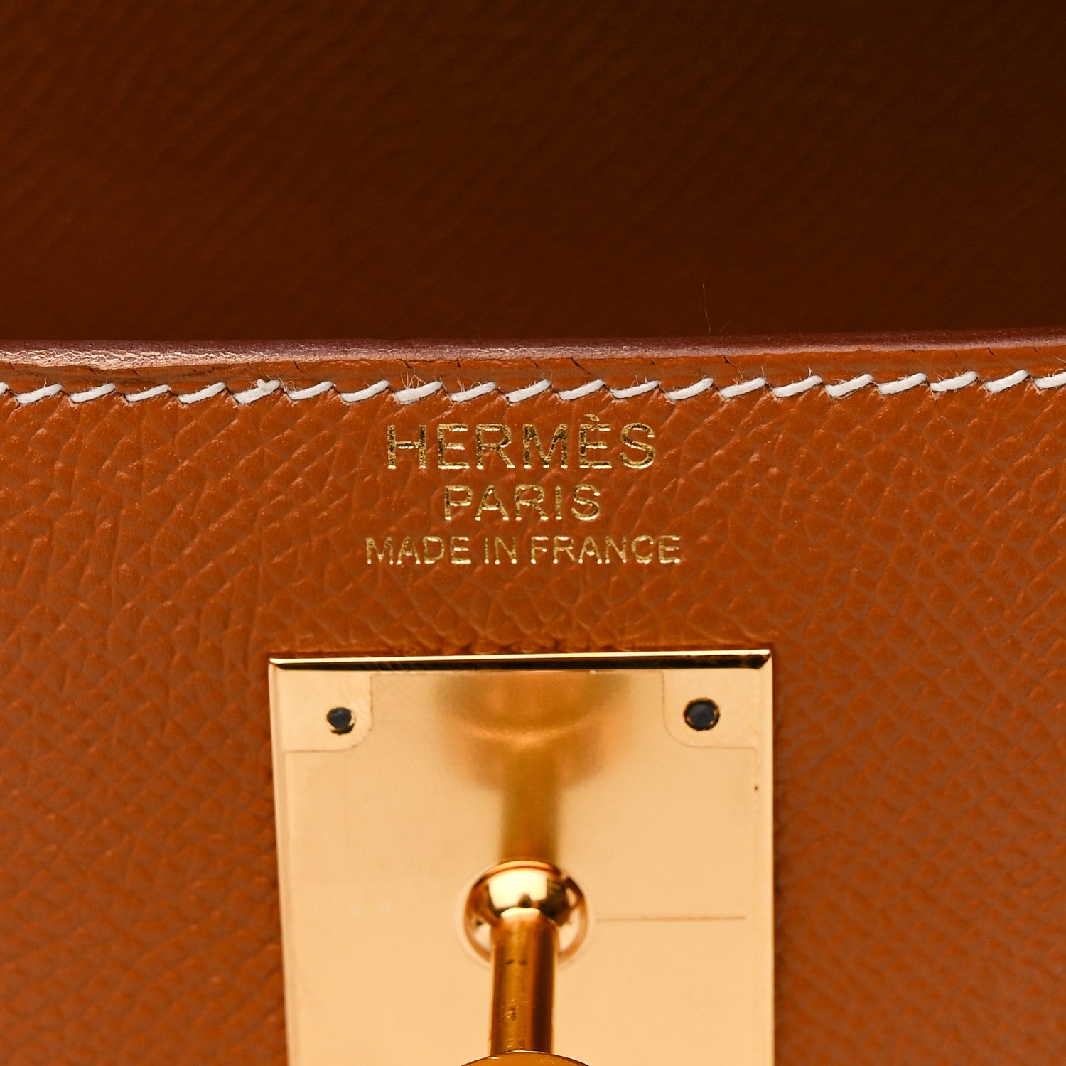 Hermes Epsom Kelly Sellier 32 Gold 6 of 12