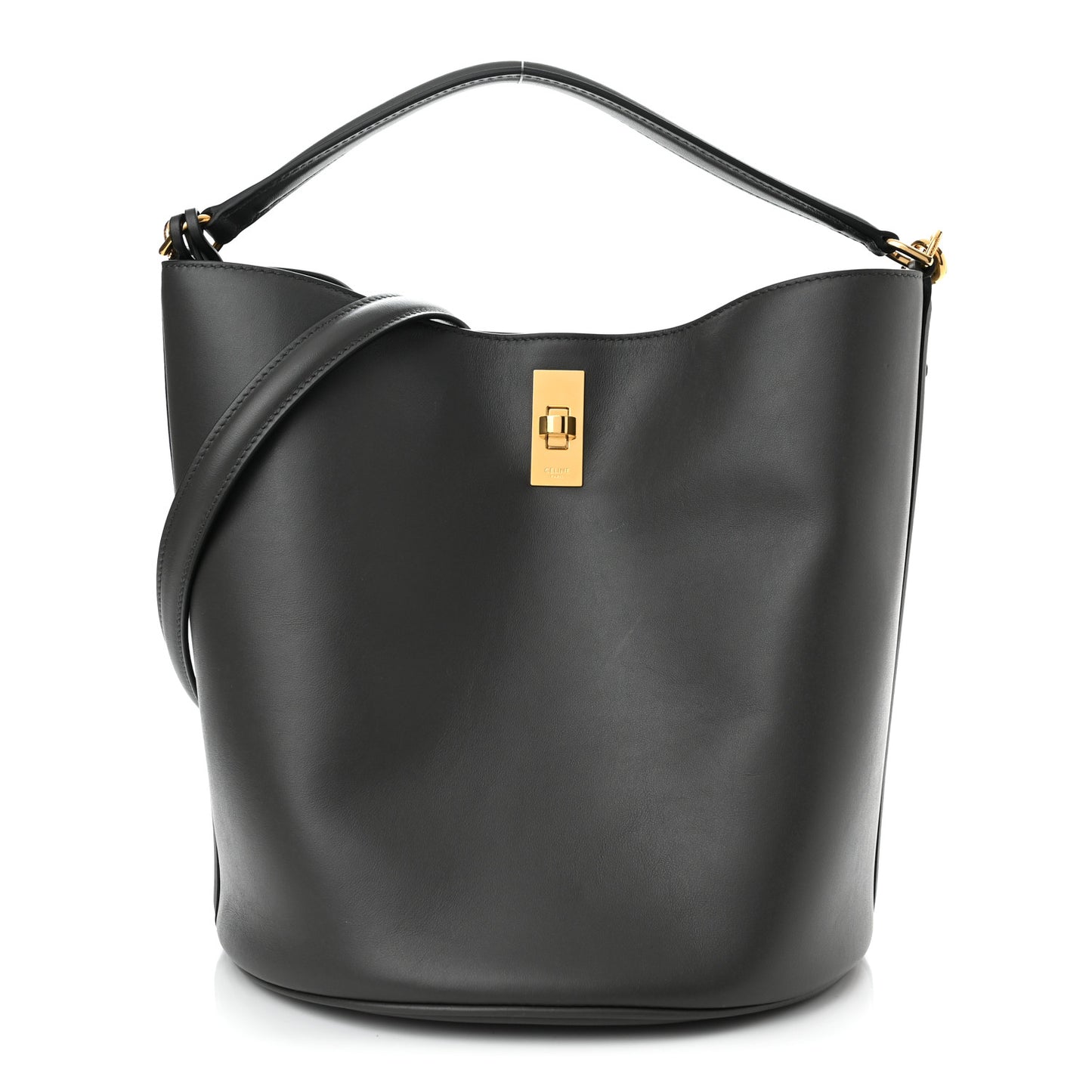 Smooth Calfskin Bucket 16 Bag Anthracite