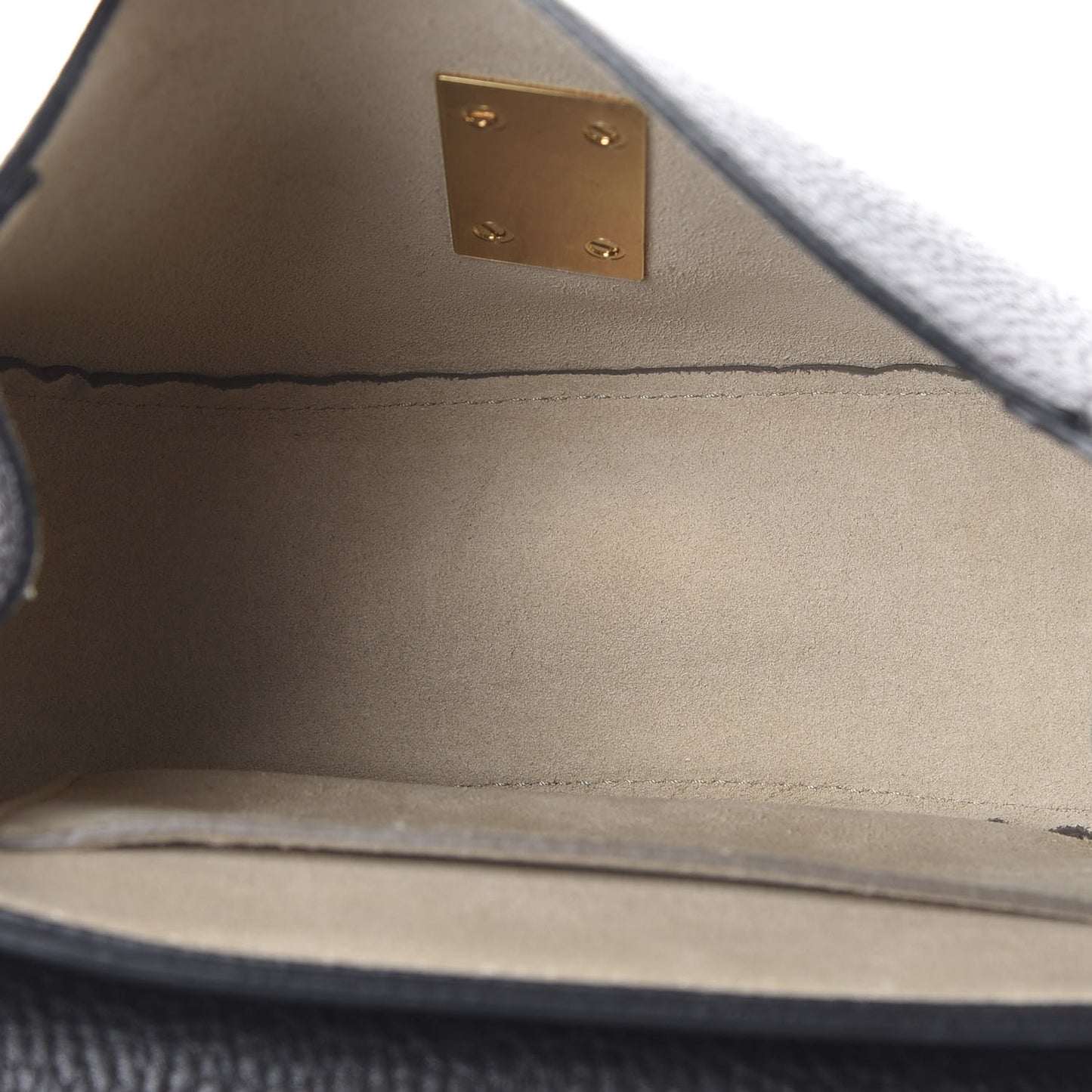 Grained Lambskin Mini Drew Shoulder Bag Black