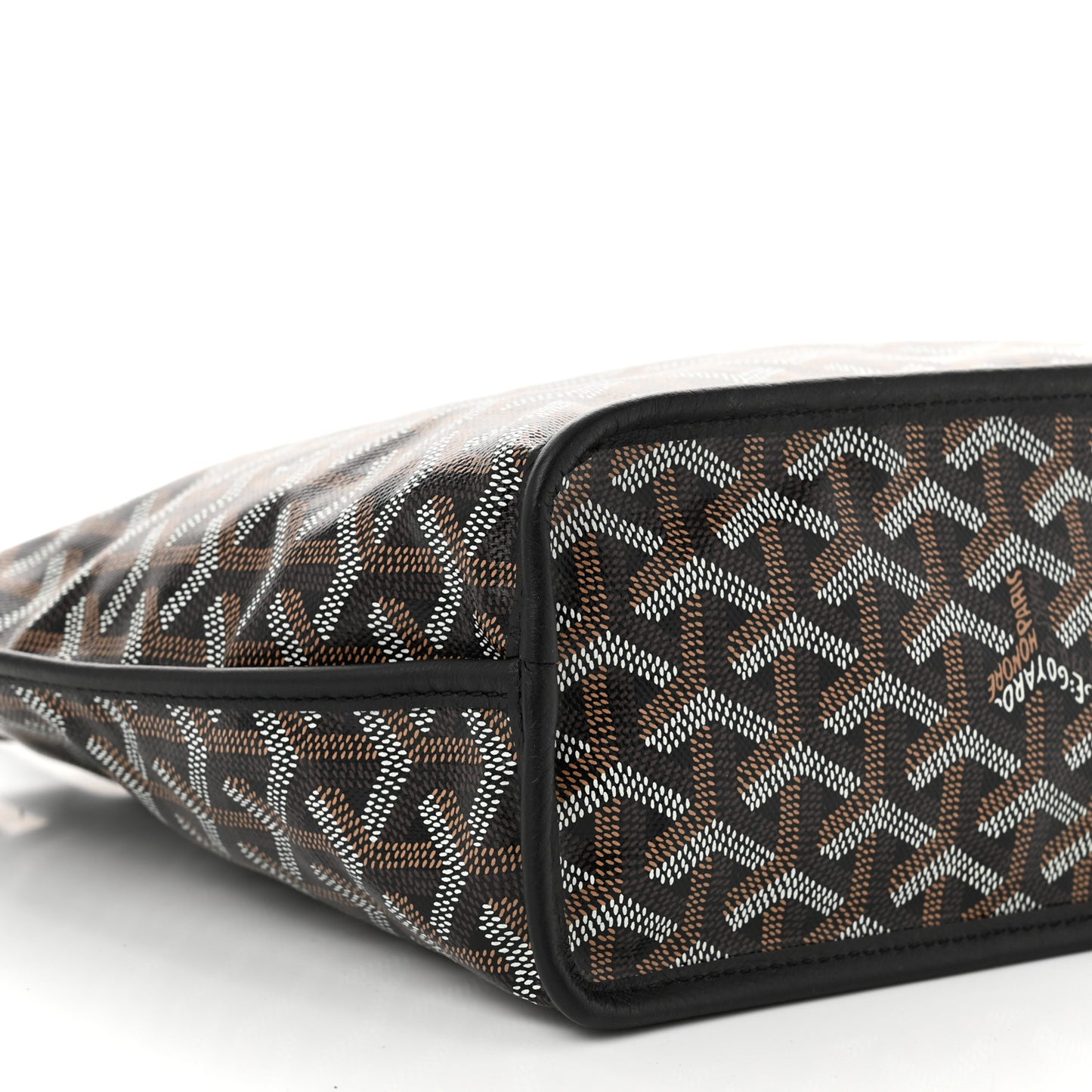 Goyardine Reversible Mini Anjou Black