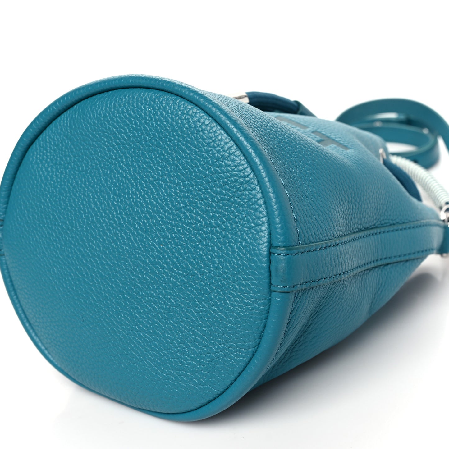 Grained Calfskin Mini The Bucket Bag Harbor Blue