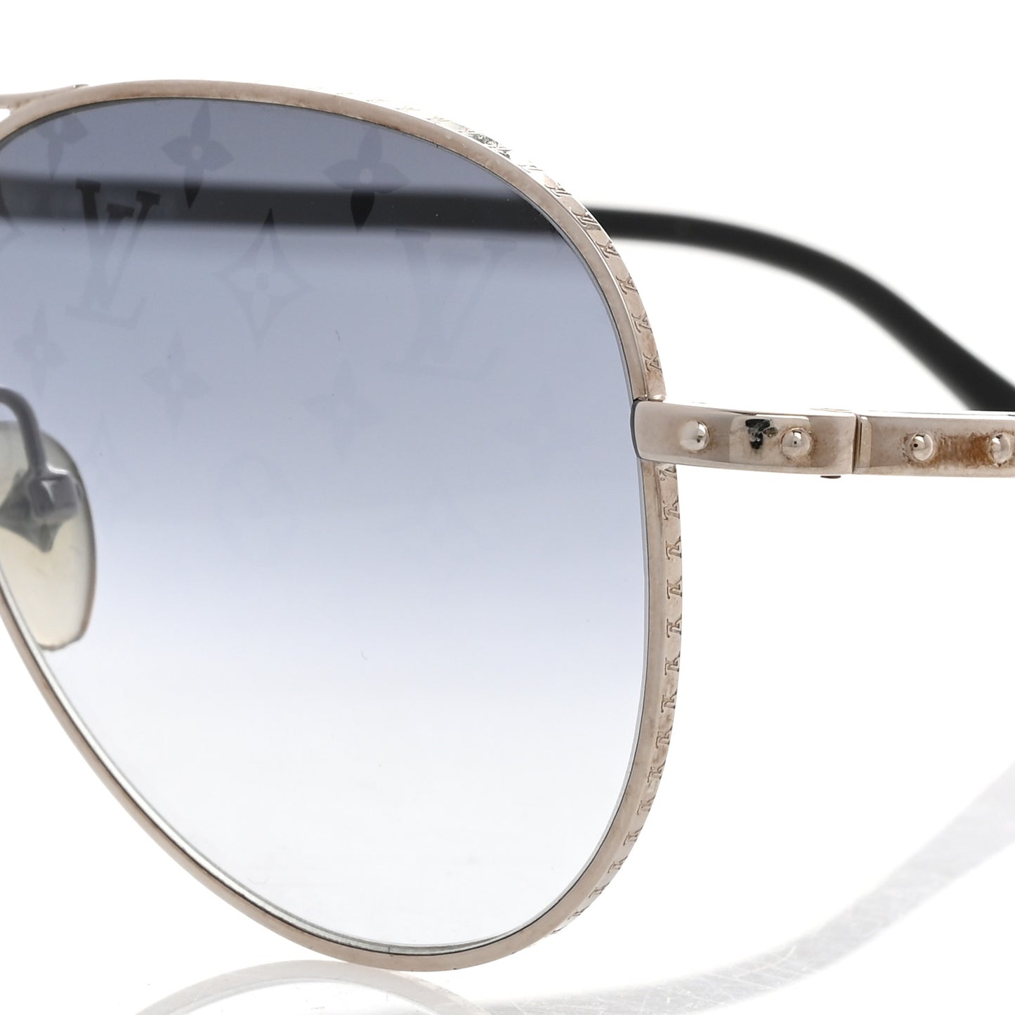 Monogram Conspiration Pilote Sunglasses Z0165U Argent