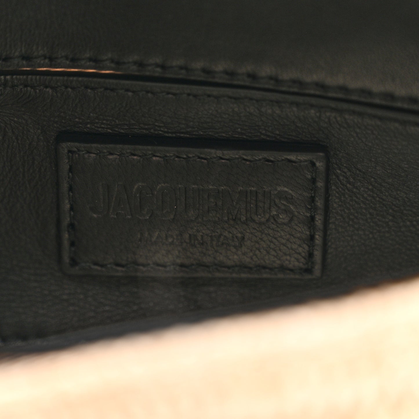 Raffia Effect Le Petit Bambimou Black