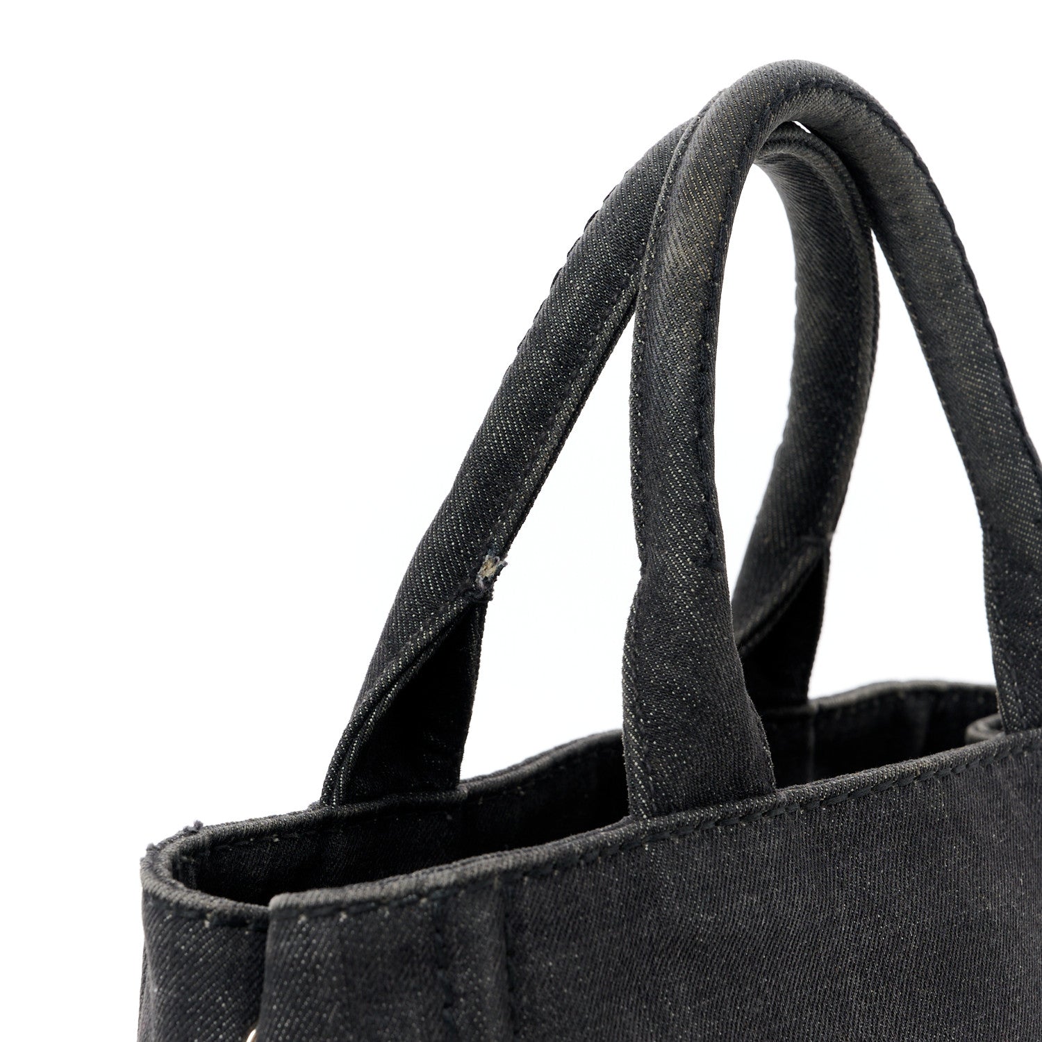 Prada Canapa Small Logo Tote Black 13 of 16
