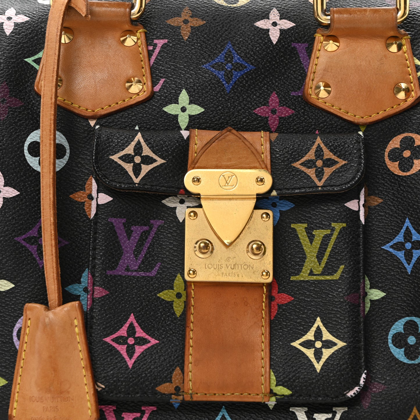 Monogram Multicolor Speedy 30 Black