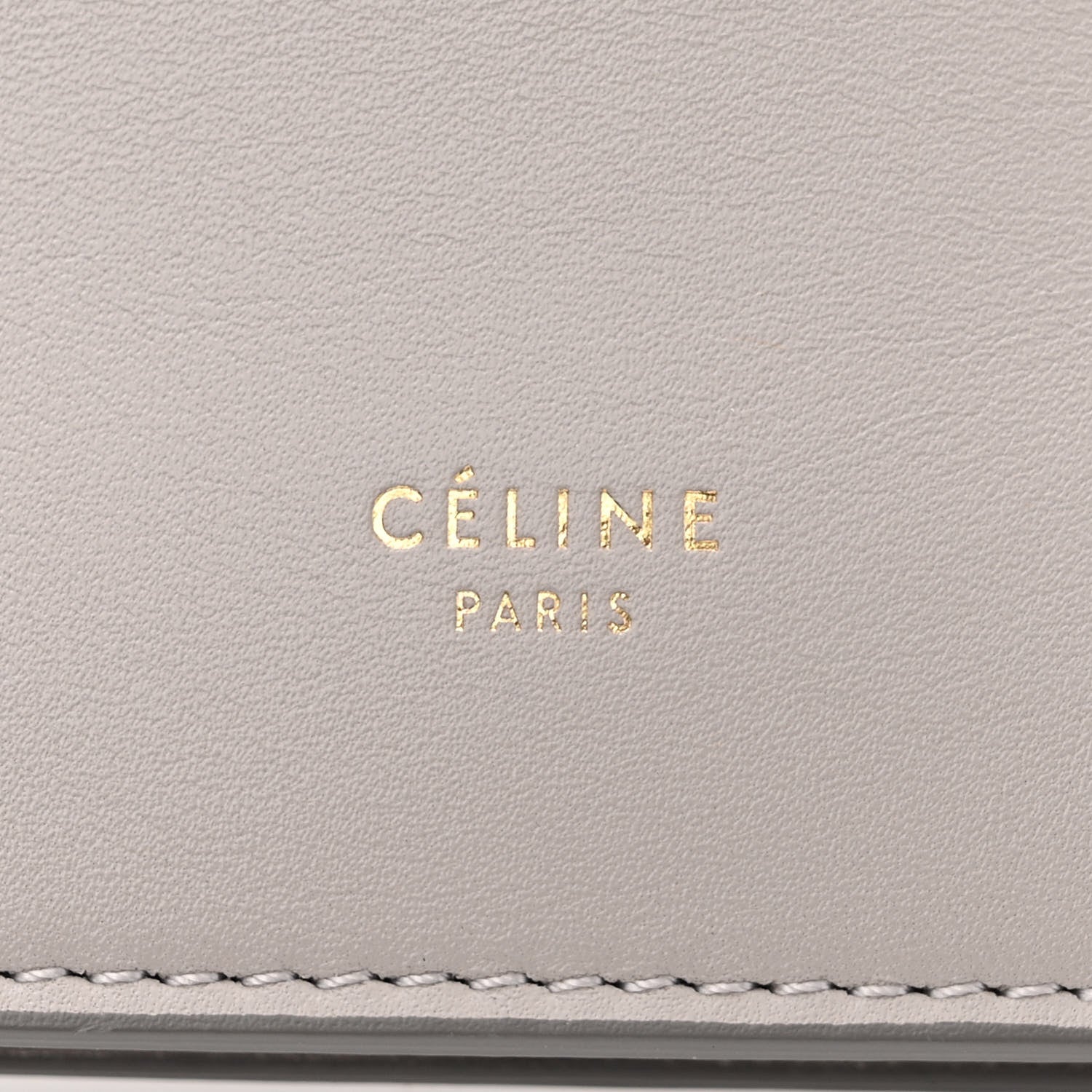 Celine Smooth Calfskin Mini Clasp Bag Light Grey 6 of 11