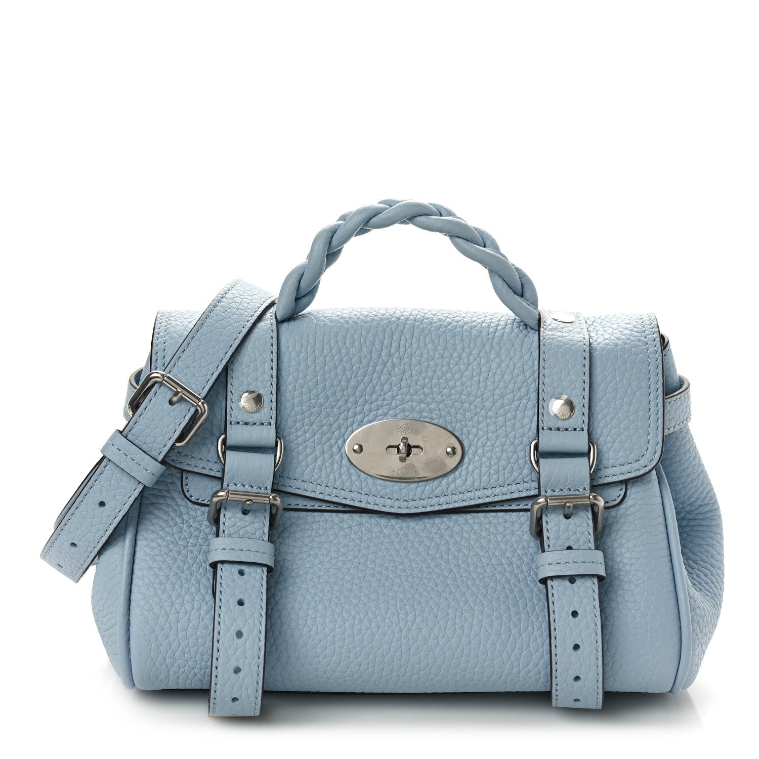 Mulberry Heavy Grain Mini Alexa Poplin Blue 1 of 9