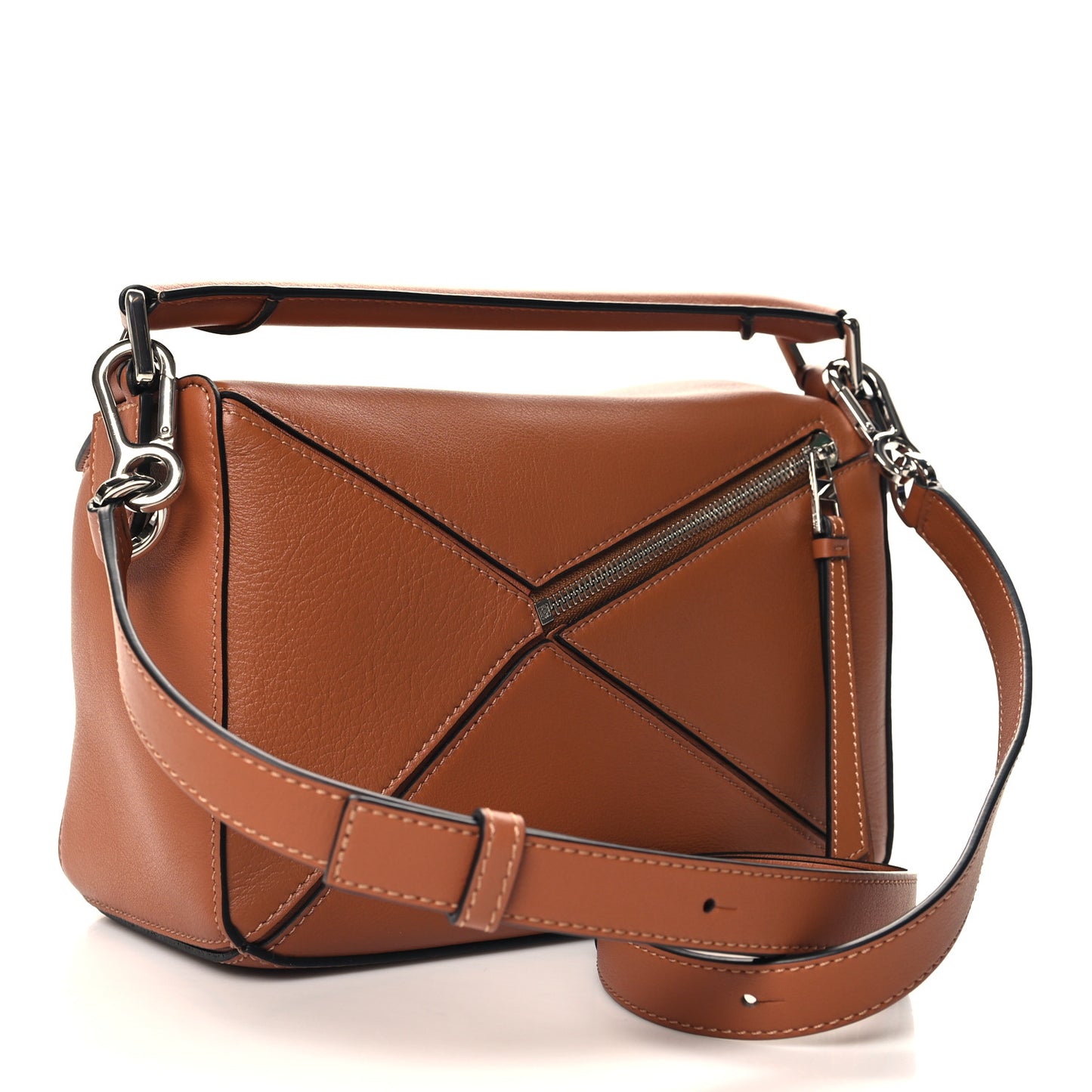 Calfskin Medium Puzzle Bag Tan