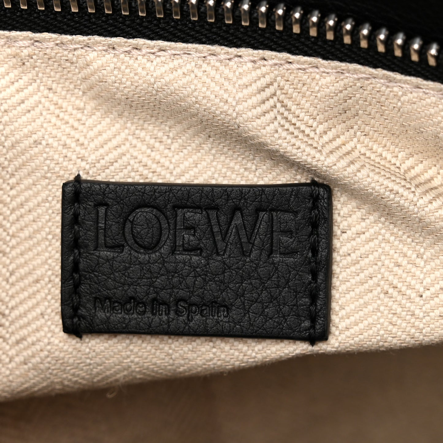Calfskin Medium Puzzle Bag Black