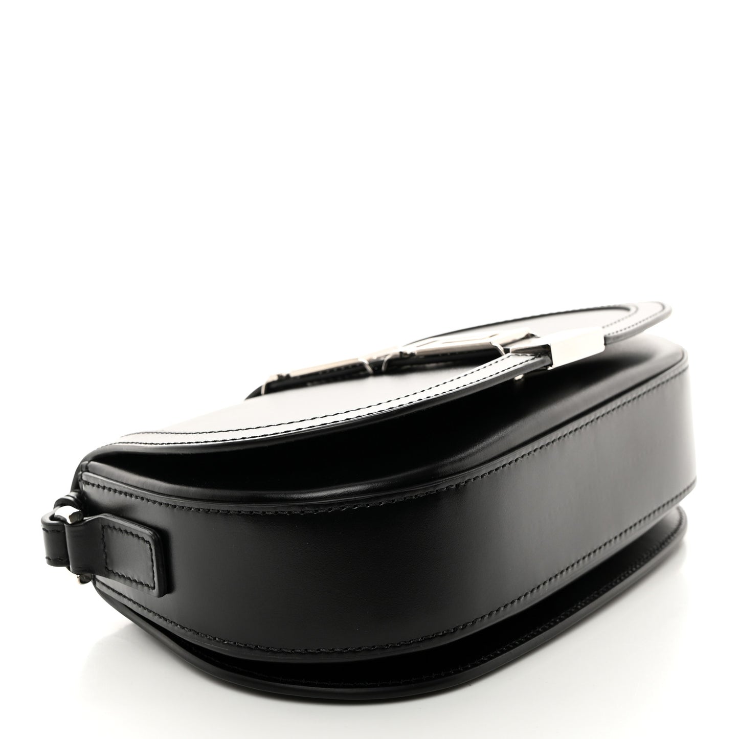 Calfskin Medium Greca Goddess Shoulder Bag Black
