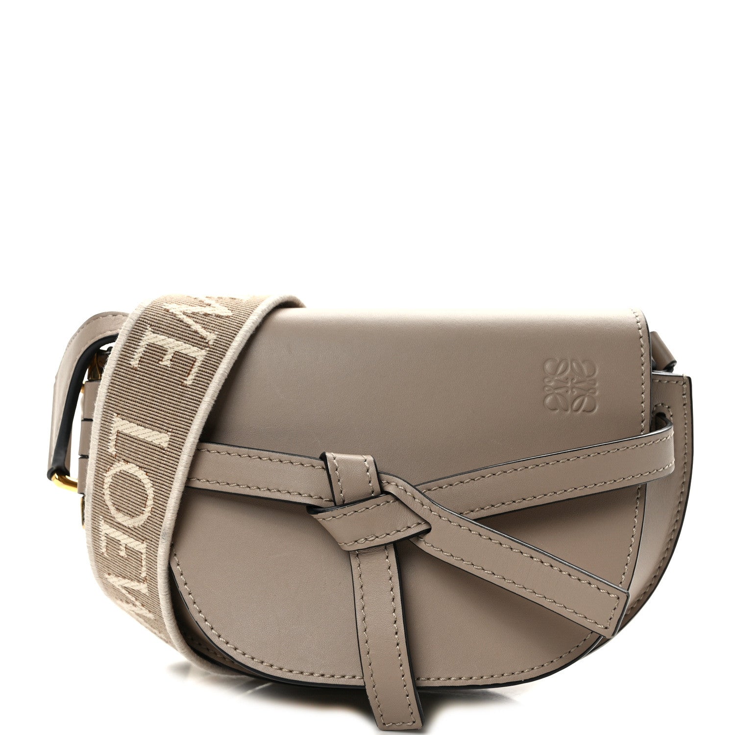 Loewe Calfskin Jacquard Mini Gate Dual Bag Sand 1 of 12