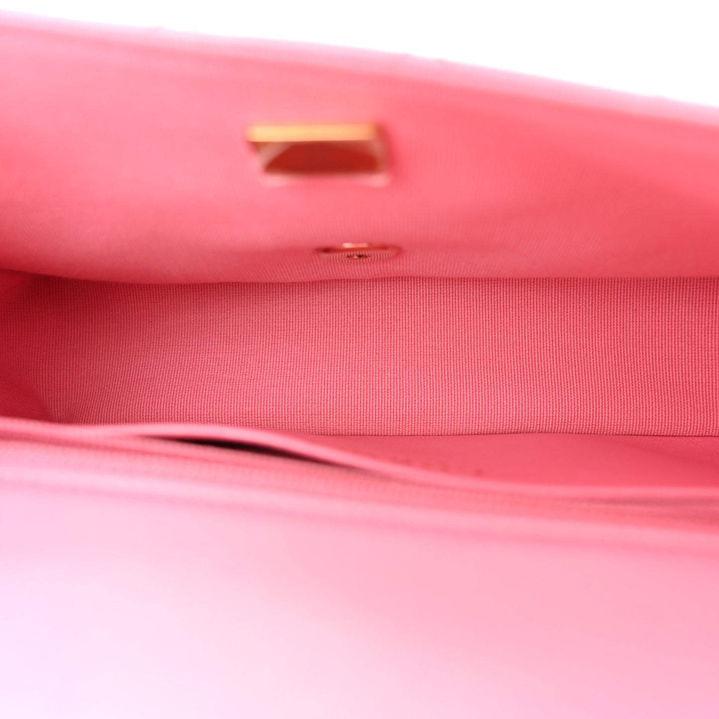 Lambskin Resin Quilted Mini Heart Square Flap Pink
