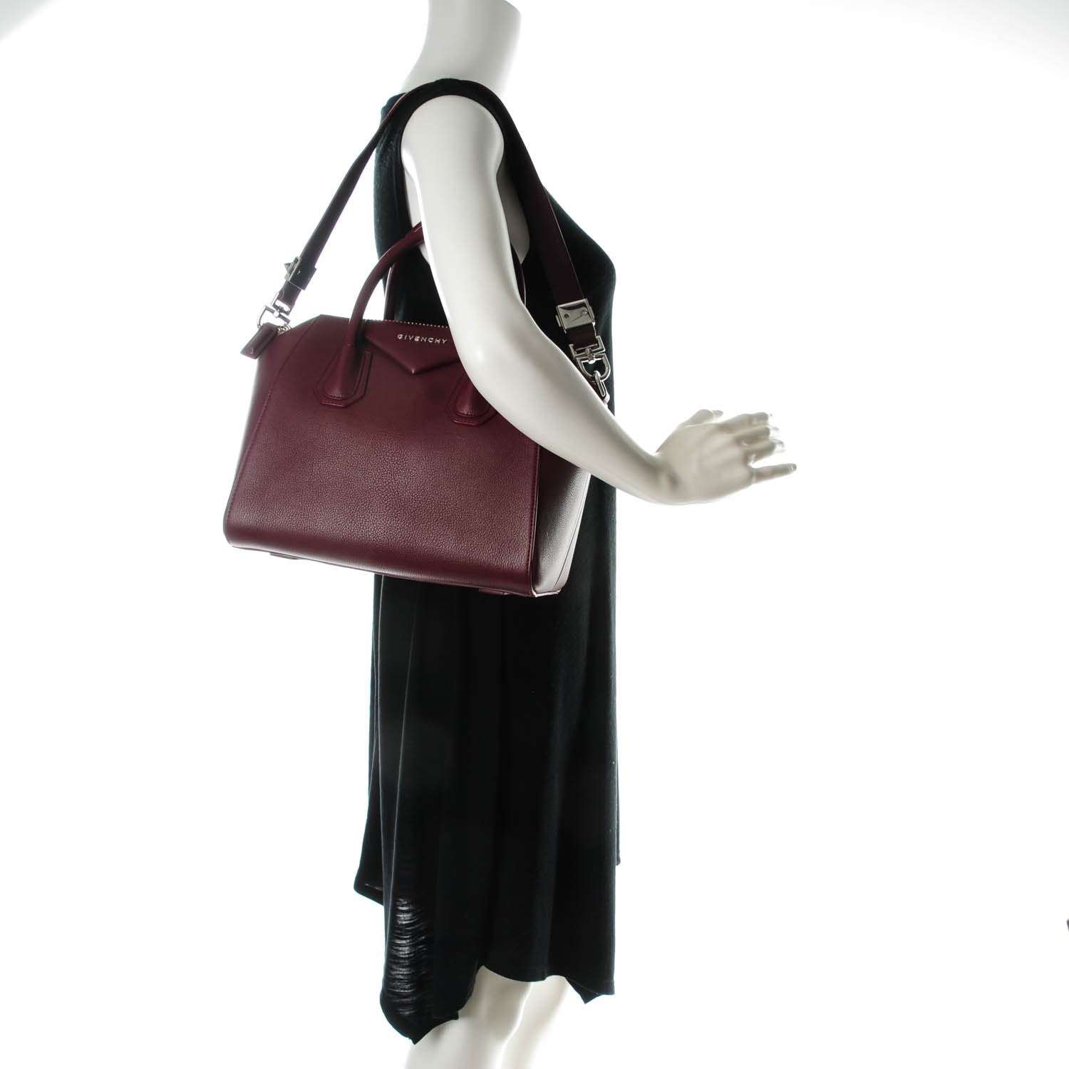 Givenchy Sugar Goatskin Small Antigona Oxblood 2 of 7