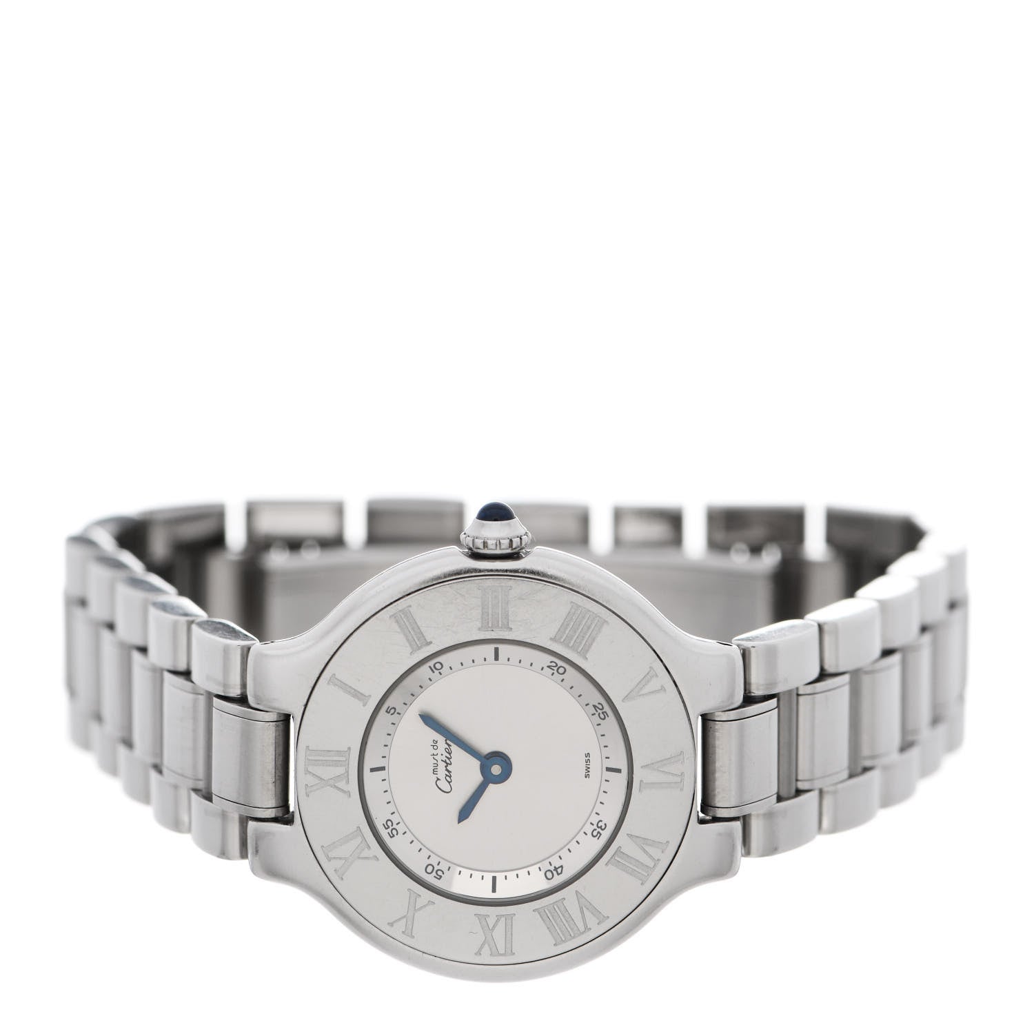 Cartier Stainless Steel 28mm Must De 21 Quartz Watch 2 of 4