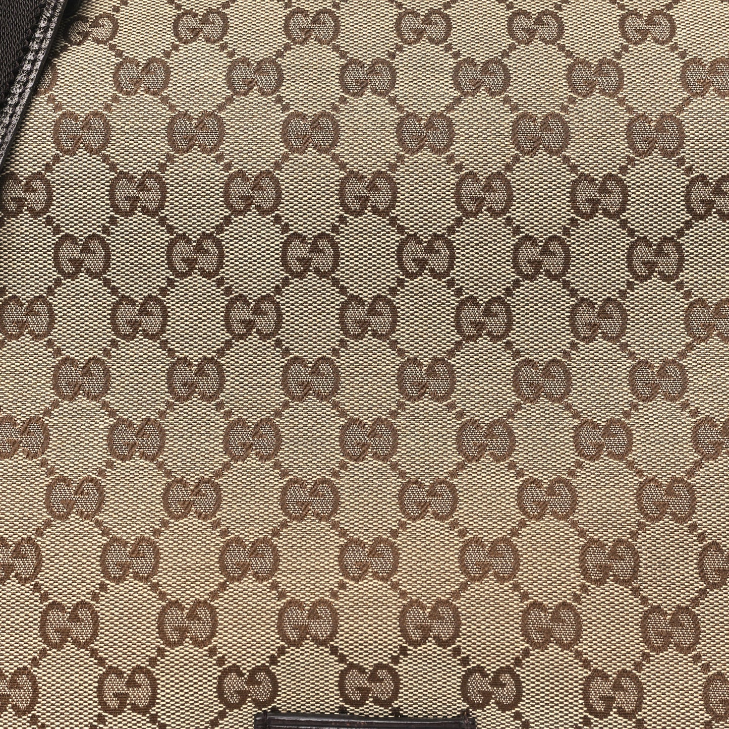 Monogram Small Flap Messenger Bag Beige Dark Brown