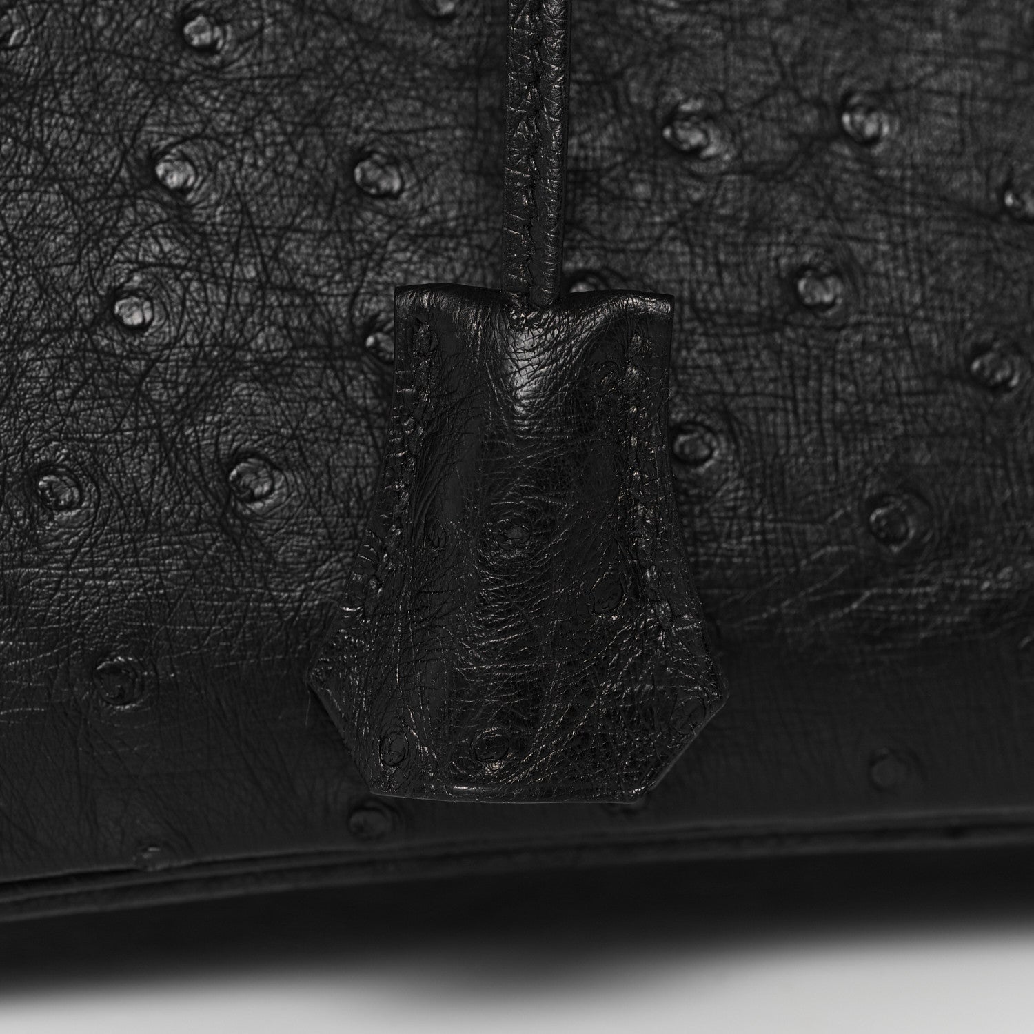 Hermes Ostrich Birkin 30 Black 32 of 34