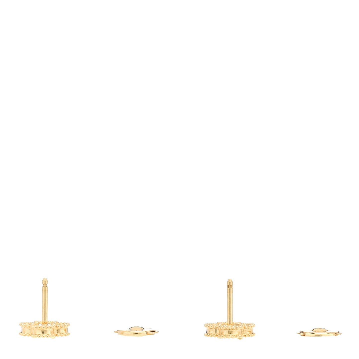 18K Yellow Gold Mother of Pearl Sweet Alhambra Earrings