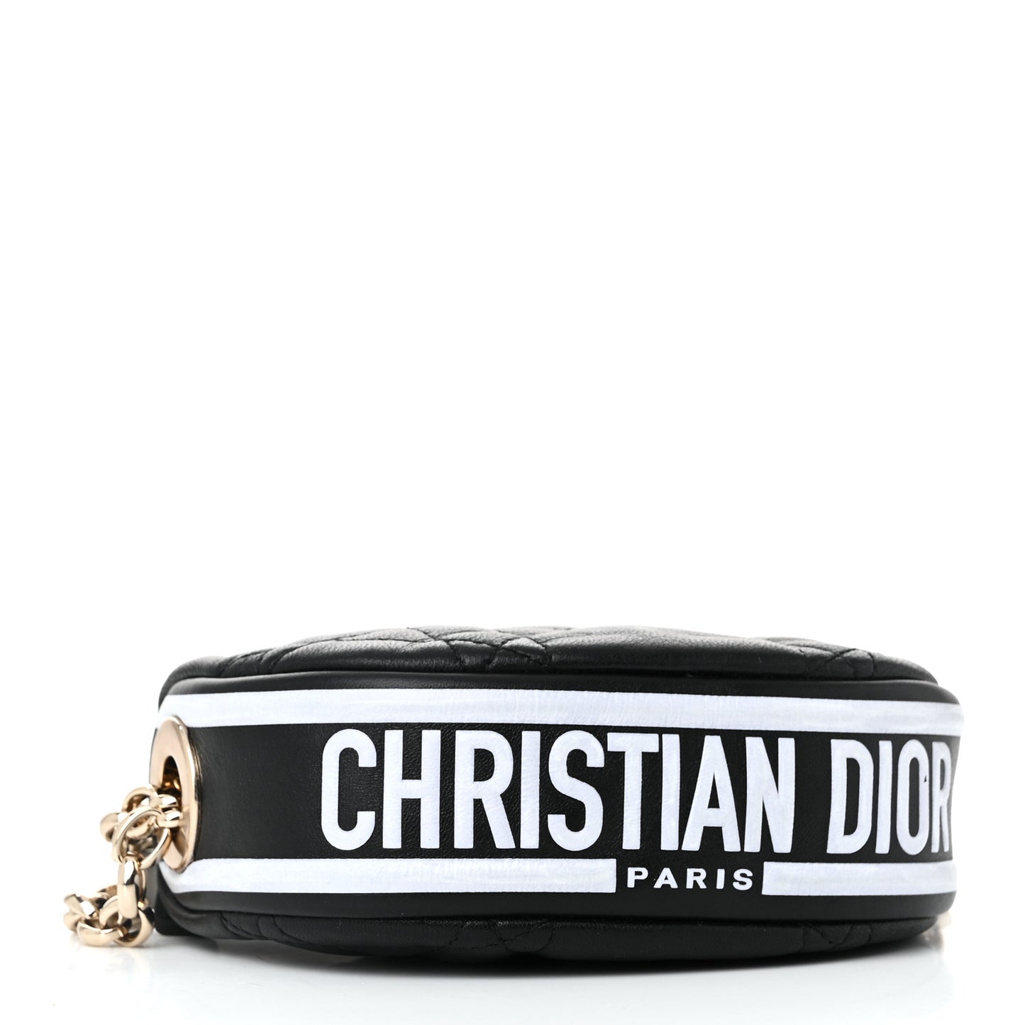 Lambskin Cannage Micro Dior Vibe Hobo Bag Black
