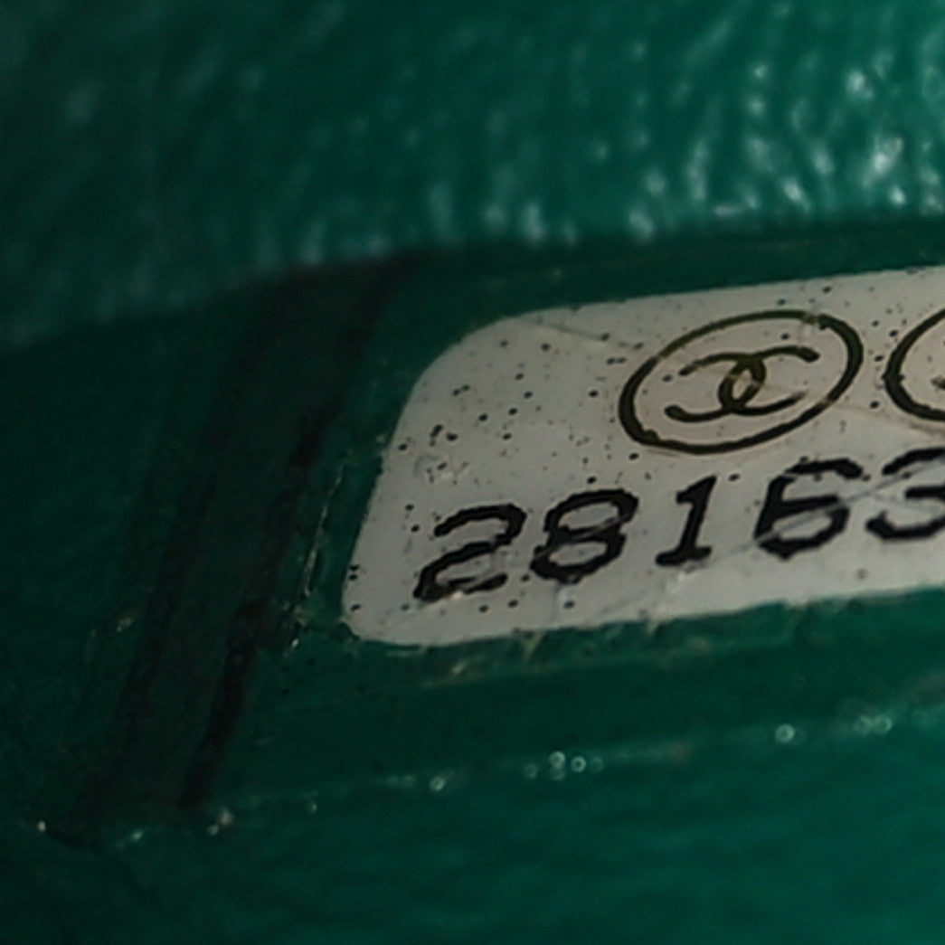 Aged Calfskin Quilted 2.55 Reissue Mini Flap Green