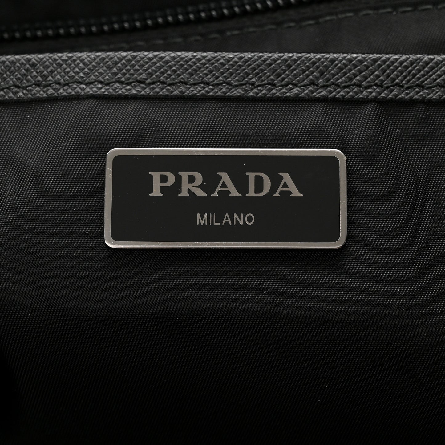 Re-Nylon Saffiano Medium Backpack Bleuette